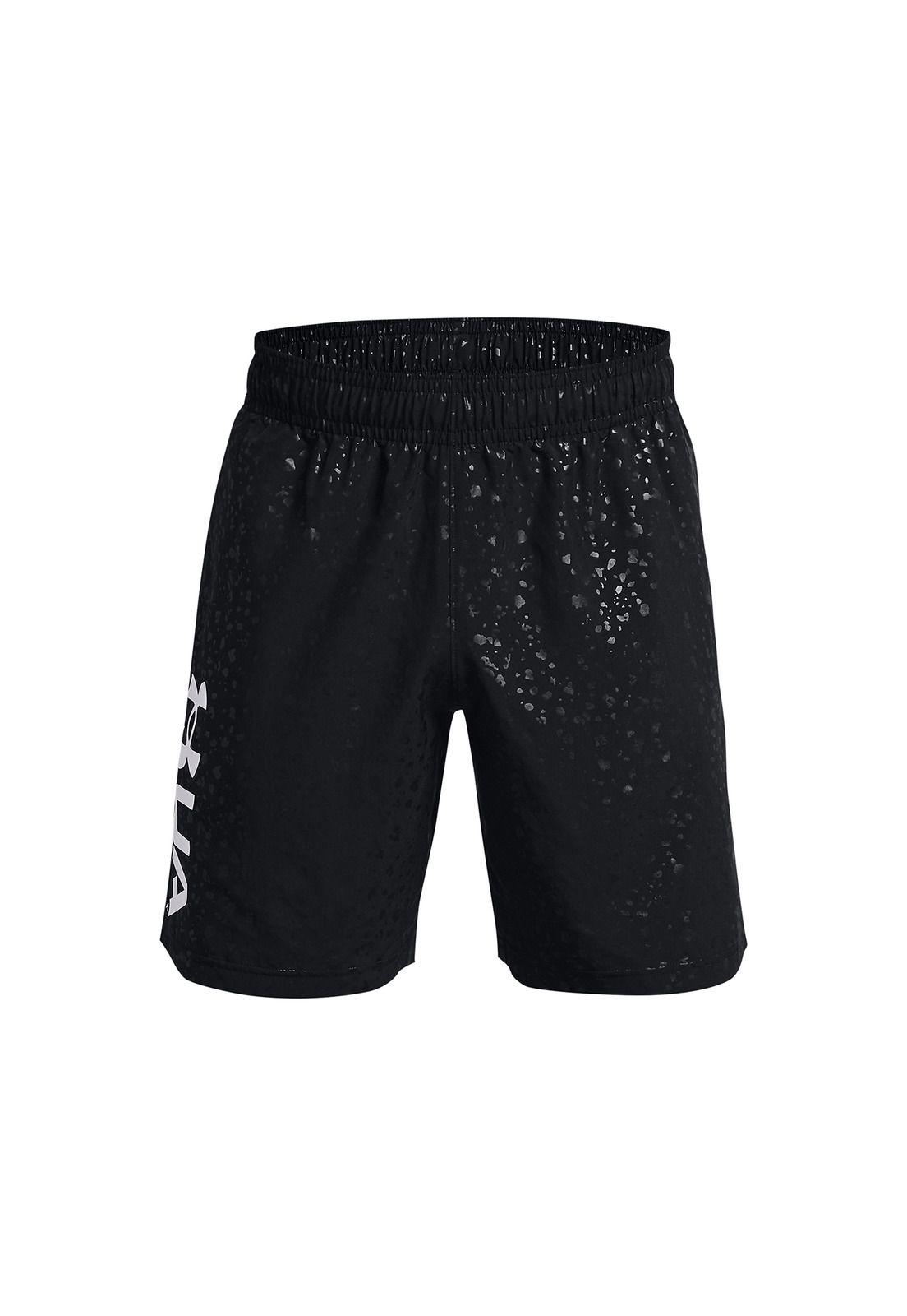 Short Hombre Woven Emboss Negro-0