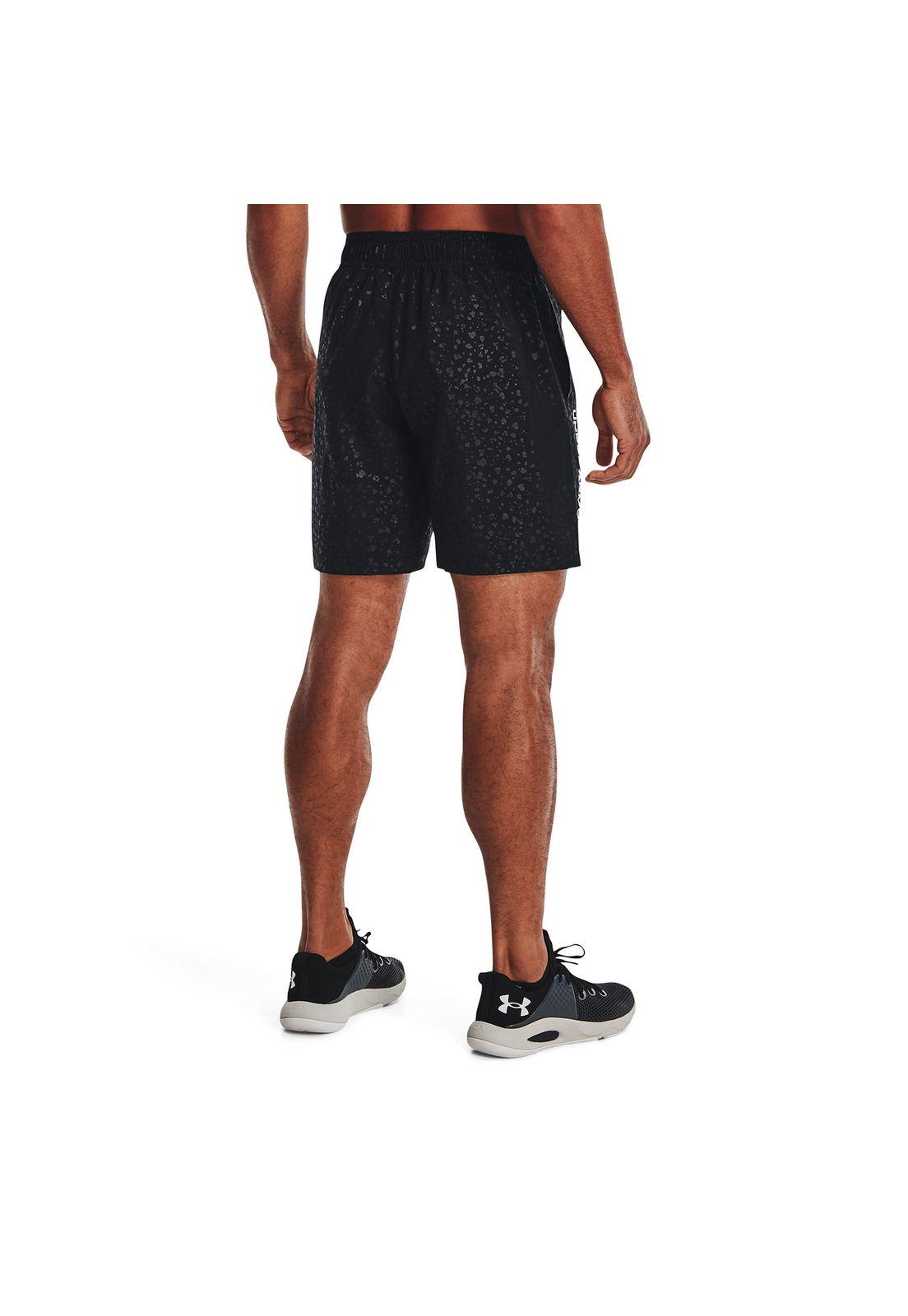 Short Hombre Woven Emboss Negro-3