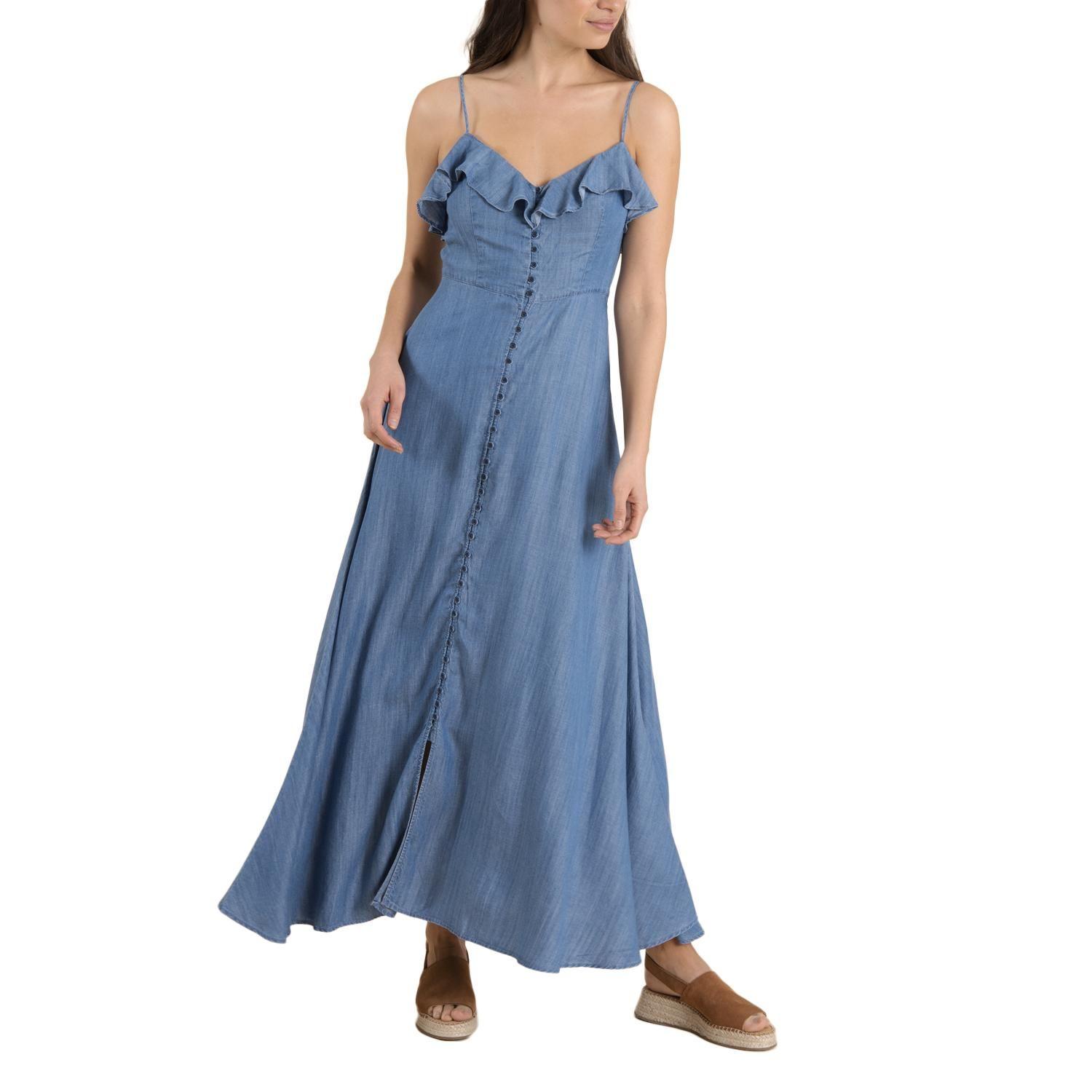 Vestido Mujer Almeria Azul-0