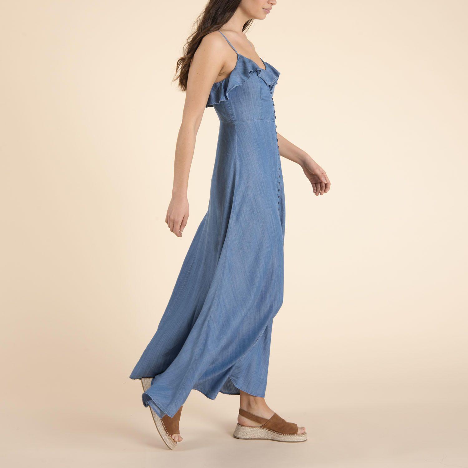 Vestido Mujer Almeria Azul-2