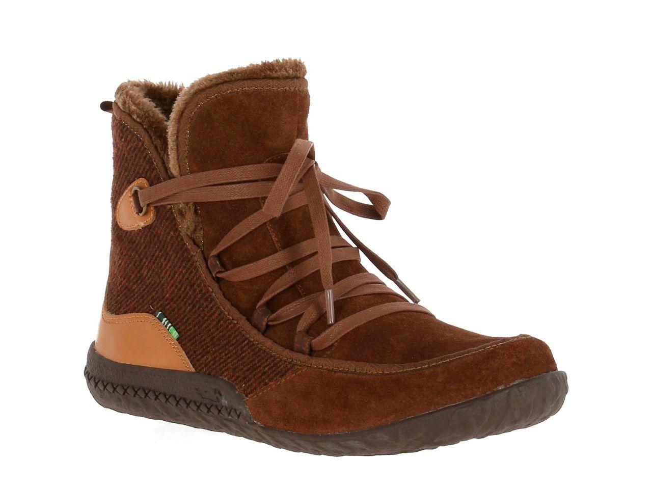 Botin Cuero Gamuzado Felicity Cognac-0