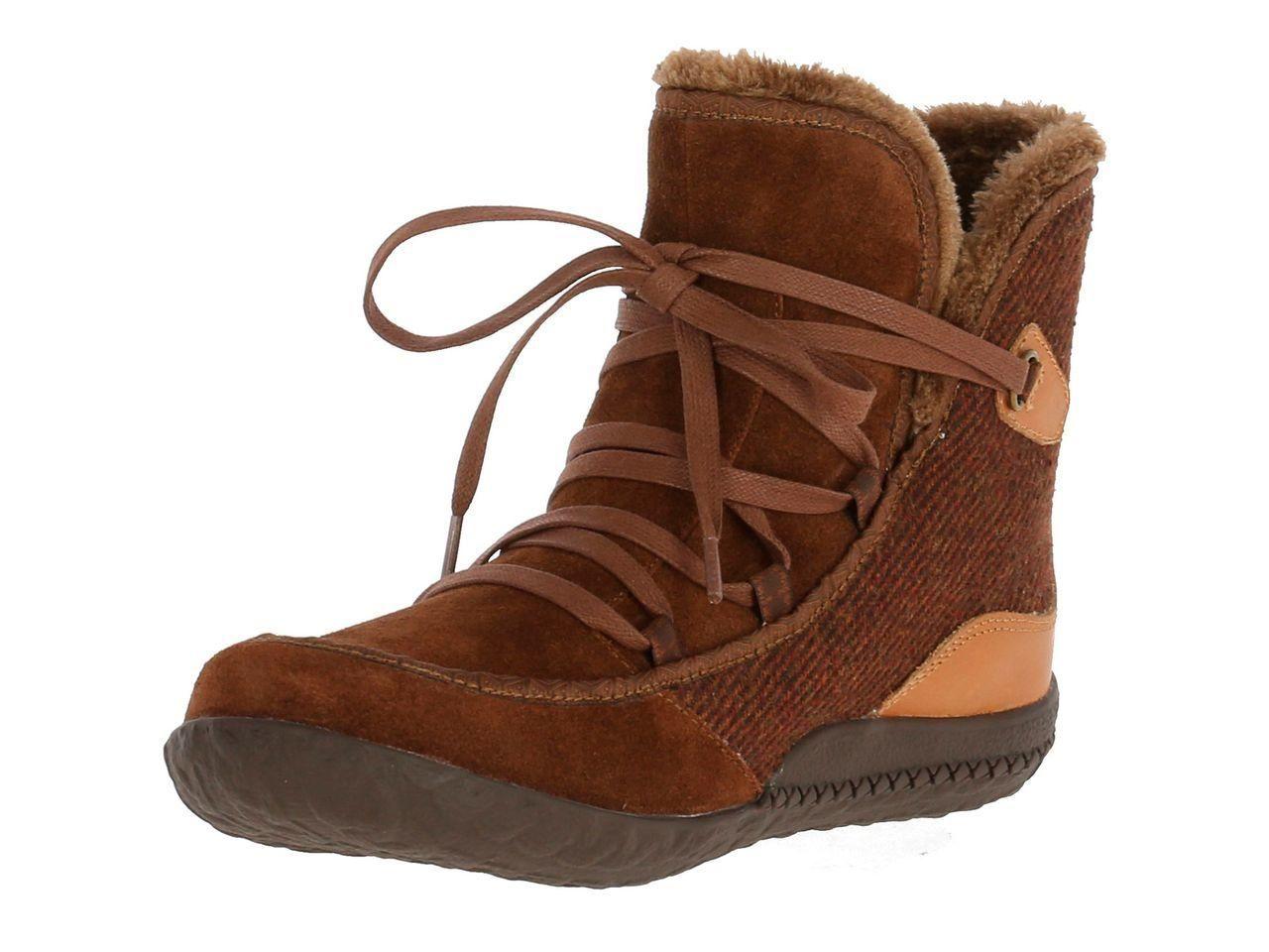 Botin Cuero Gamuzado Felicity Cognac-1