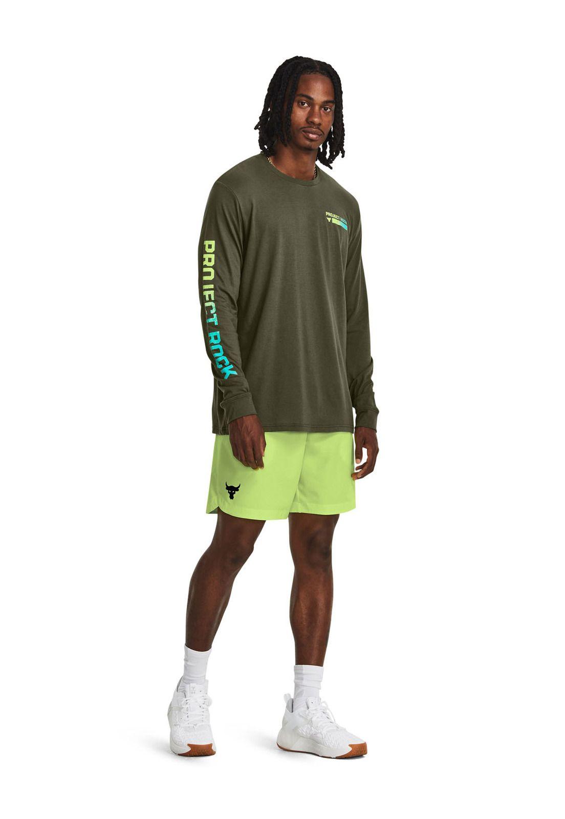 Polera manga larga Prjct Rock hombre Verde-5