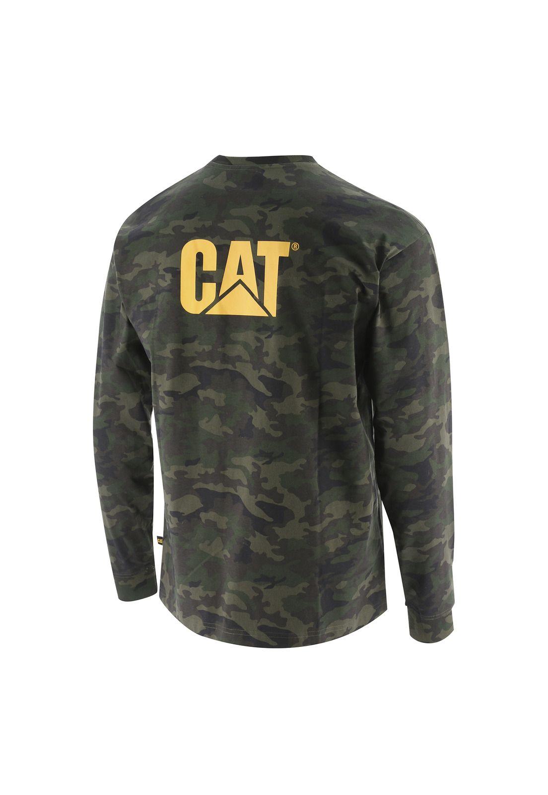 Polera M/L Hombre Trademark Pocket L/S Militar-1