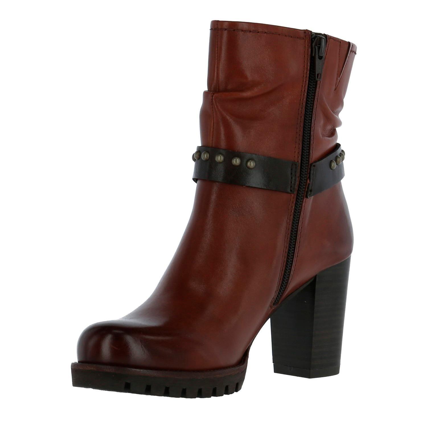 Botin Chiara Café Mujer-1