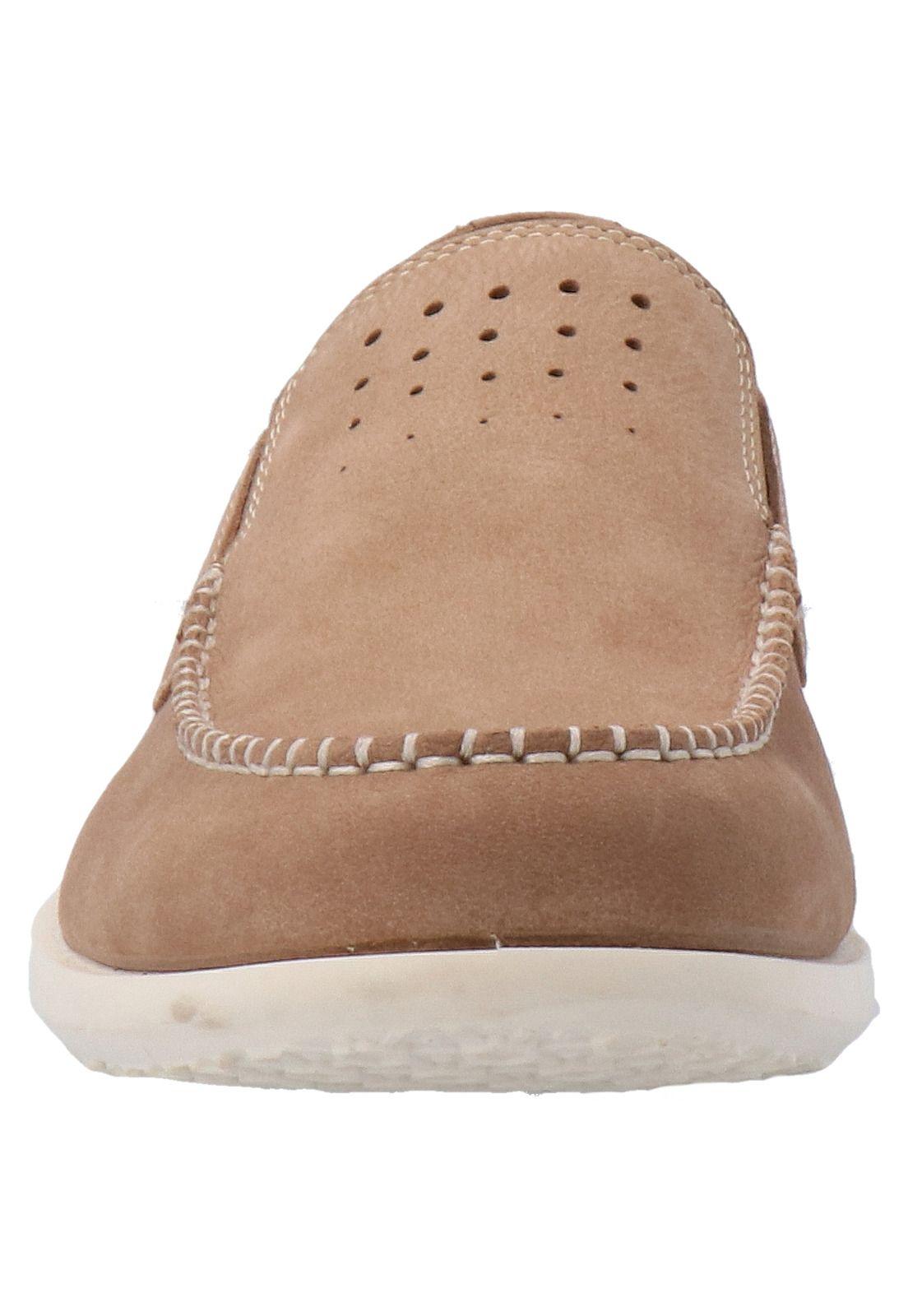 Mocasin Cuero Hombre Sambor Beige-2