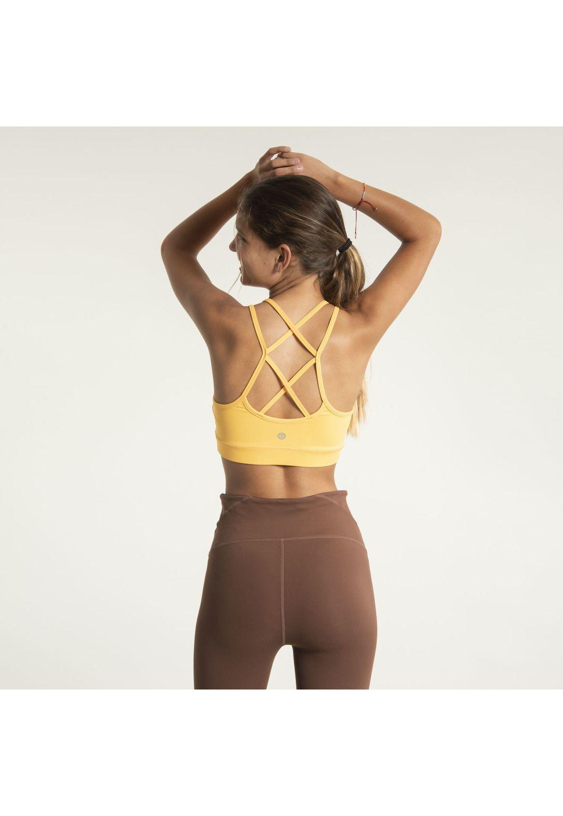 Peto Mujer Bra Cami Naranja-0
