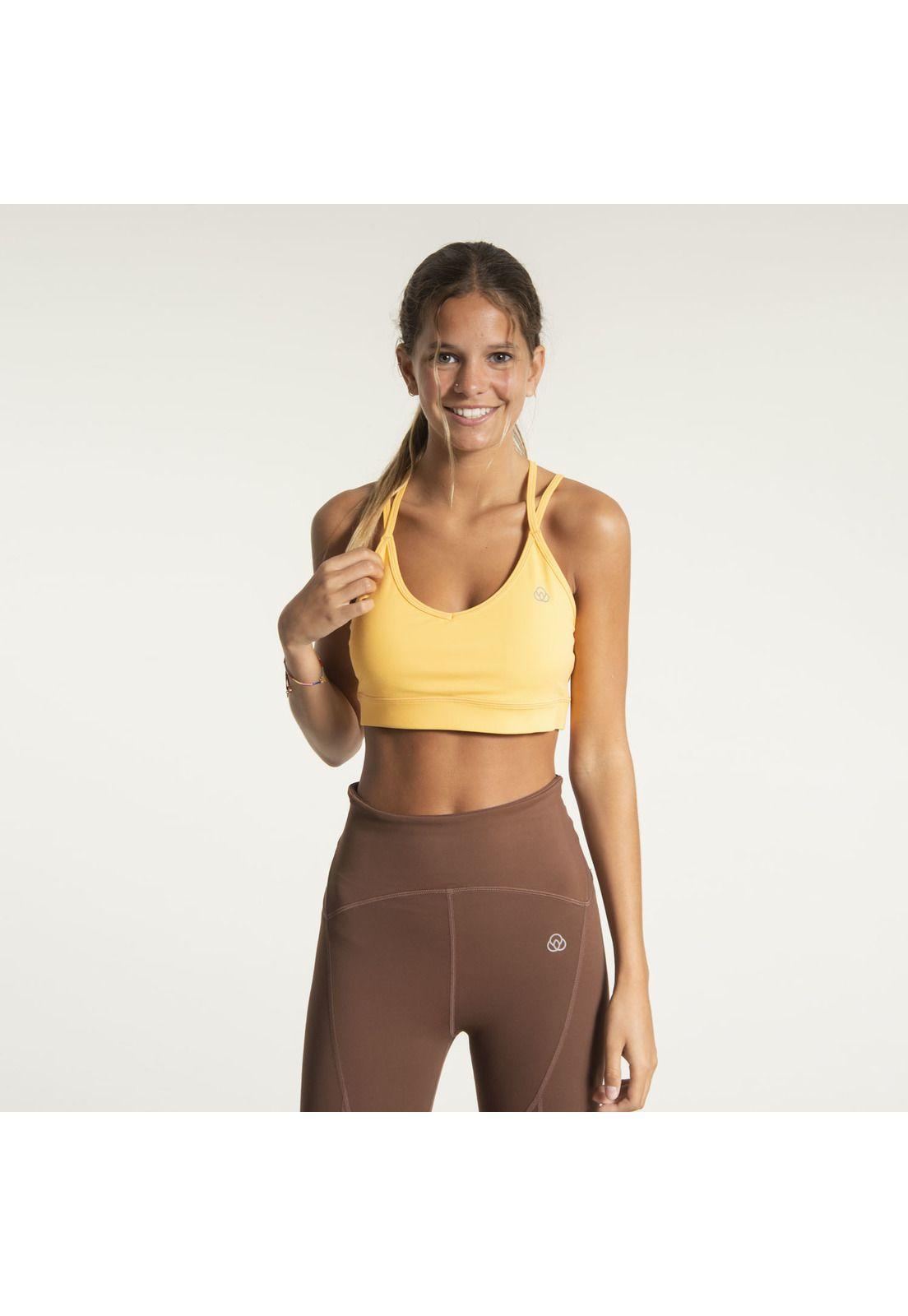 Peto Mujer Bra Cami Naranja-1