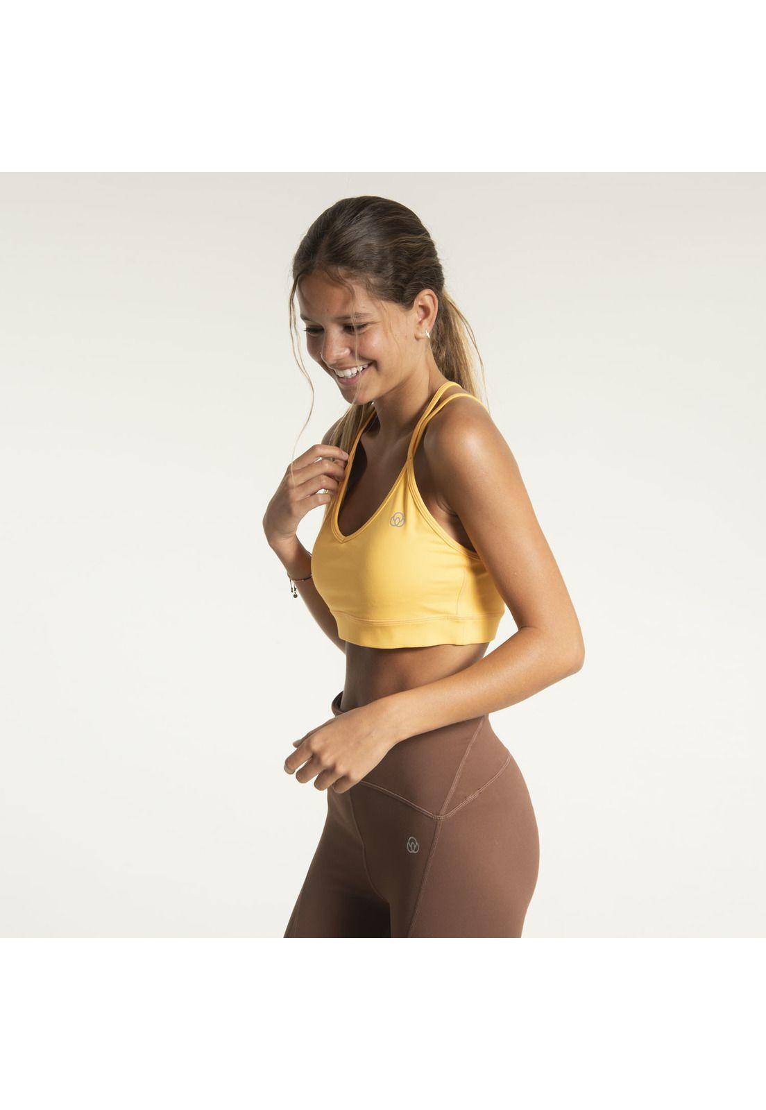 Peto Mujer Bra Cami Naranja-2