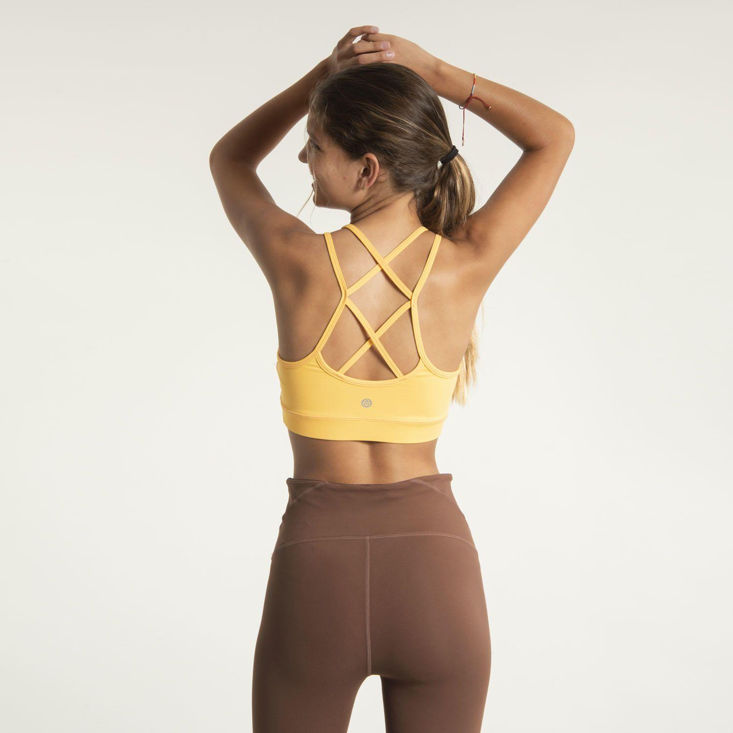 Peto Mujer Bra Cami Naranja-0