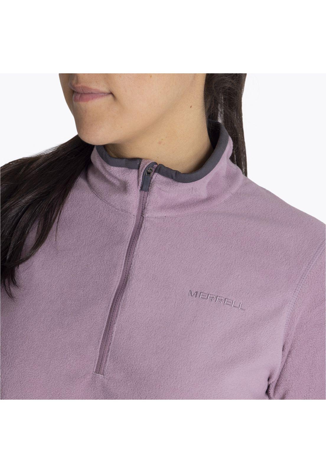 Polar Mujer Flux 1/4 Zip Rosa-4