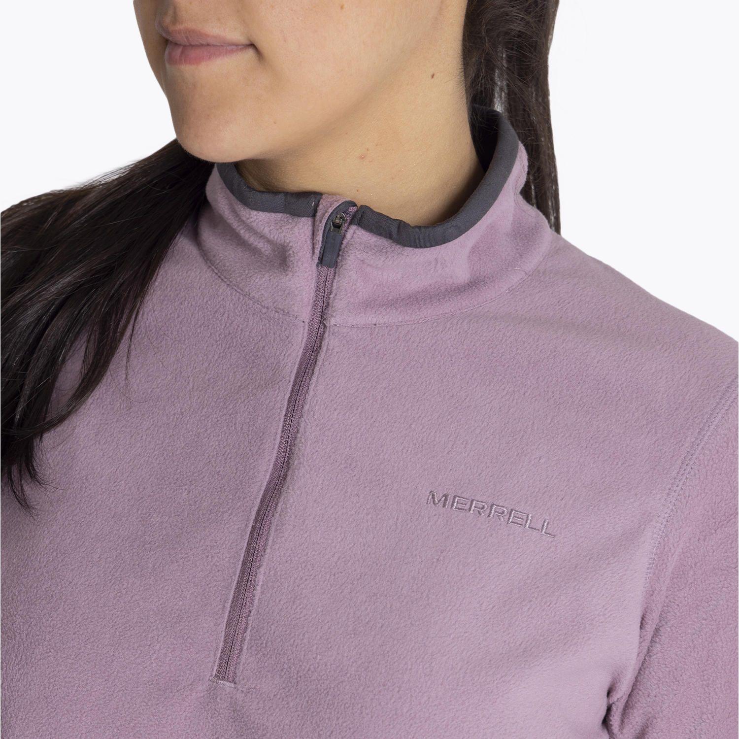 Polar Mujer Flux 1/4 Zip Rosa-4