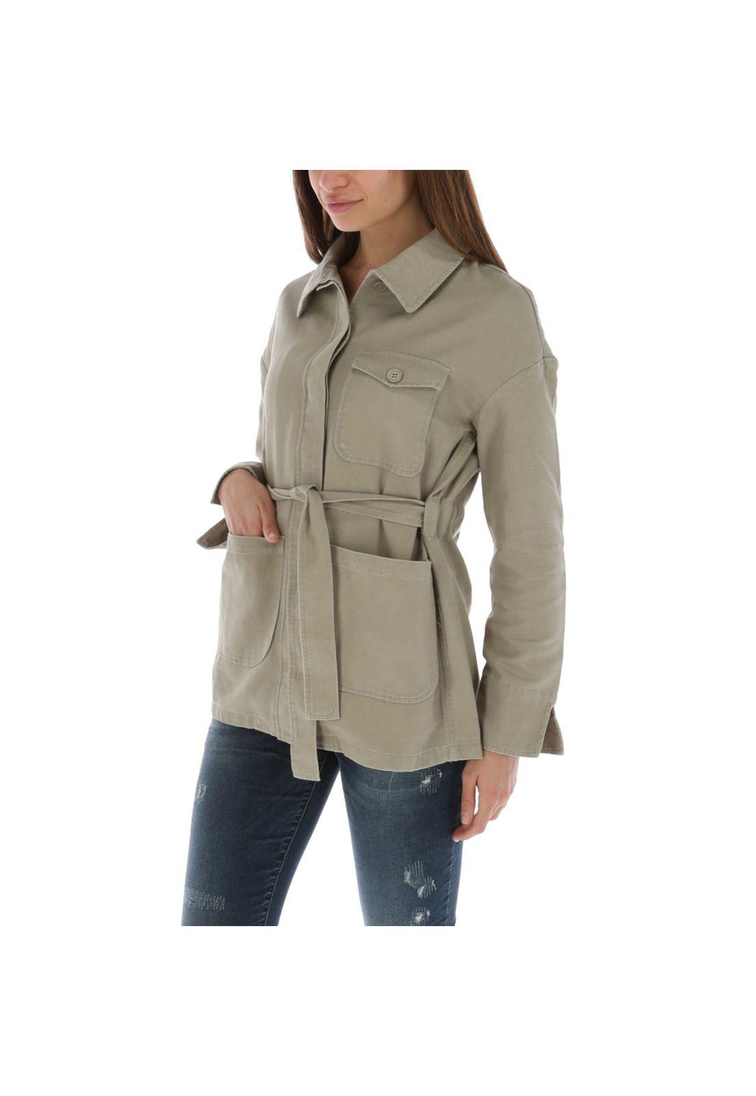 Chaqueta Algodón Petunia Taupe Mujer Rockford-0