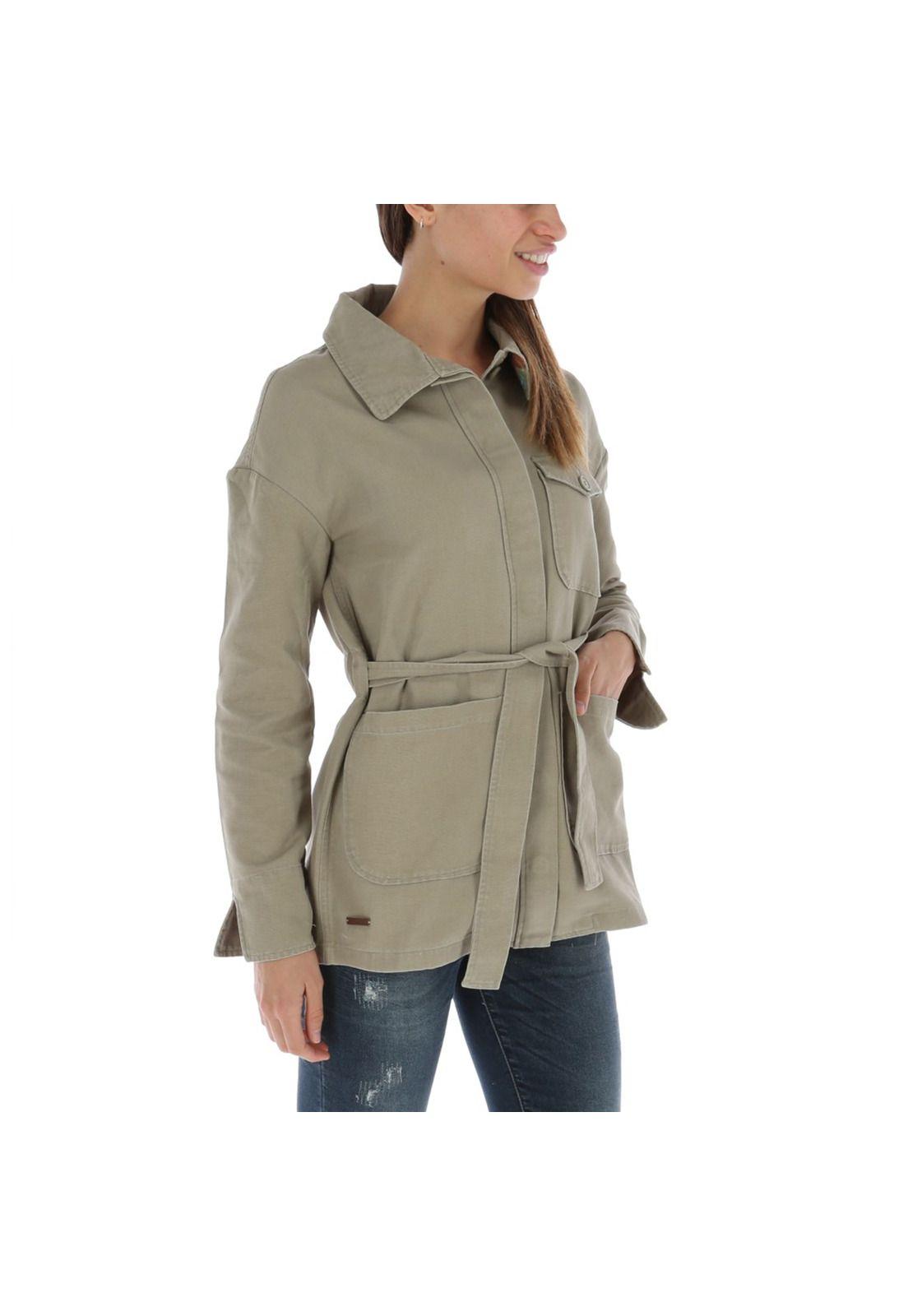 Chaqueta Algodón Petunia Taupe Mujer Rockford-2