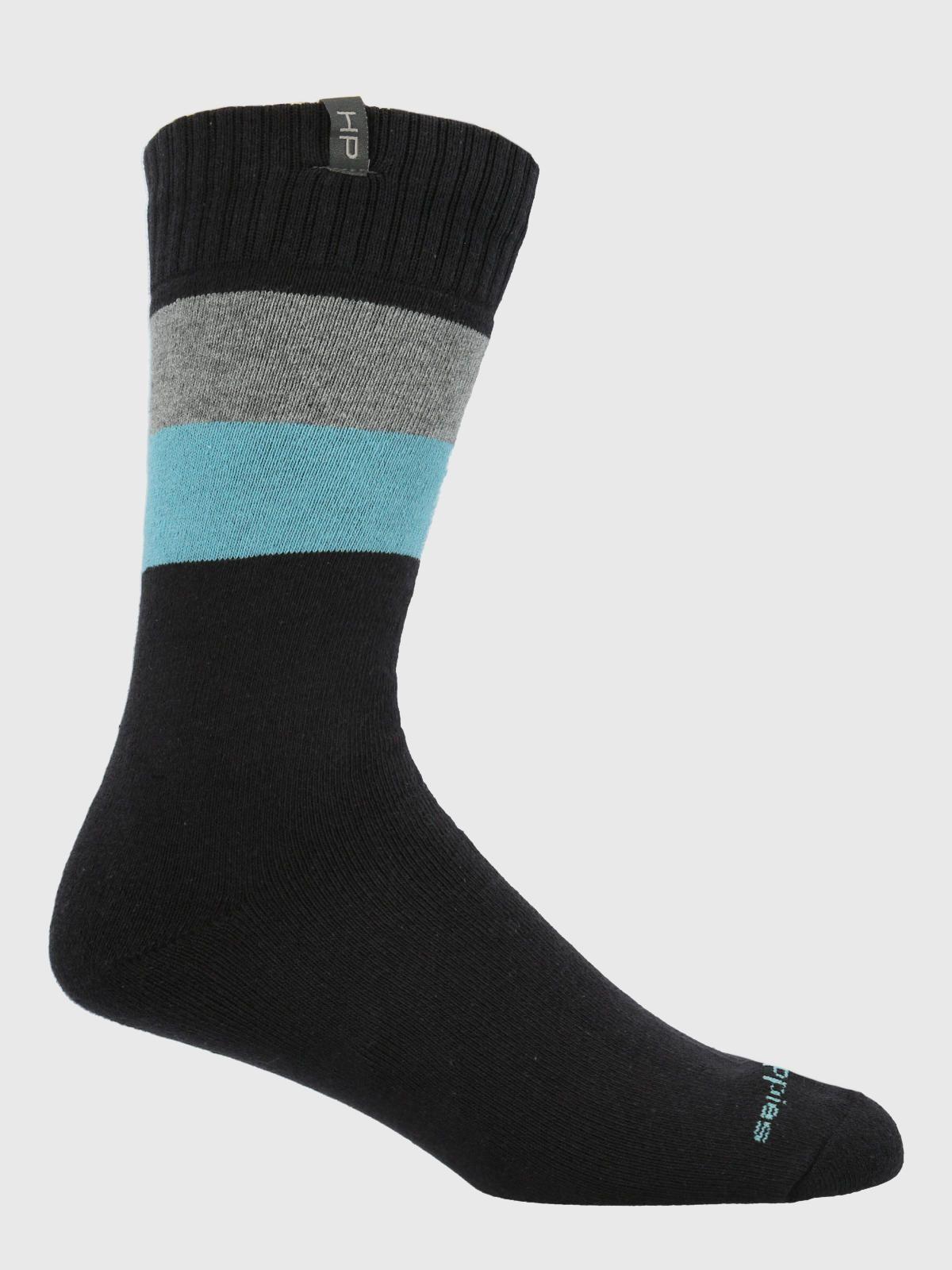 Calcetín Algodón Hombre Heavy Block Gris-0