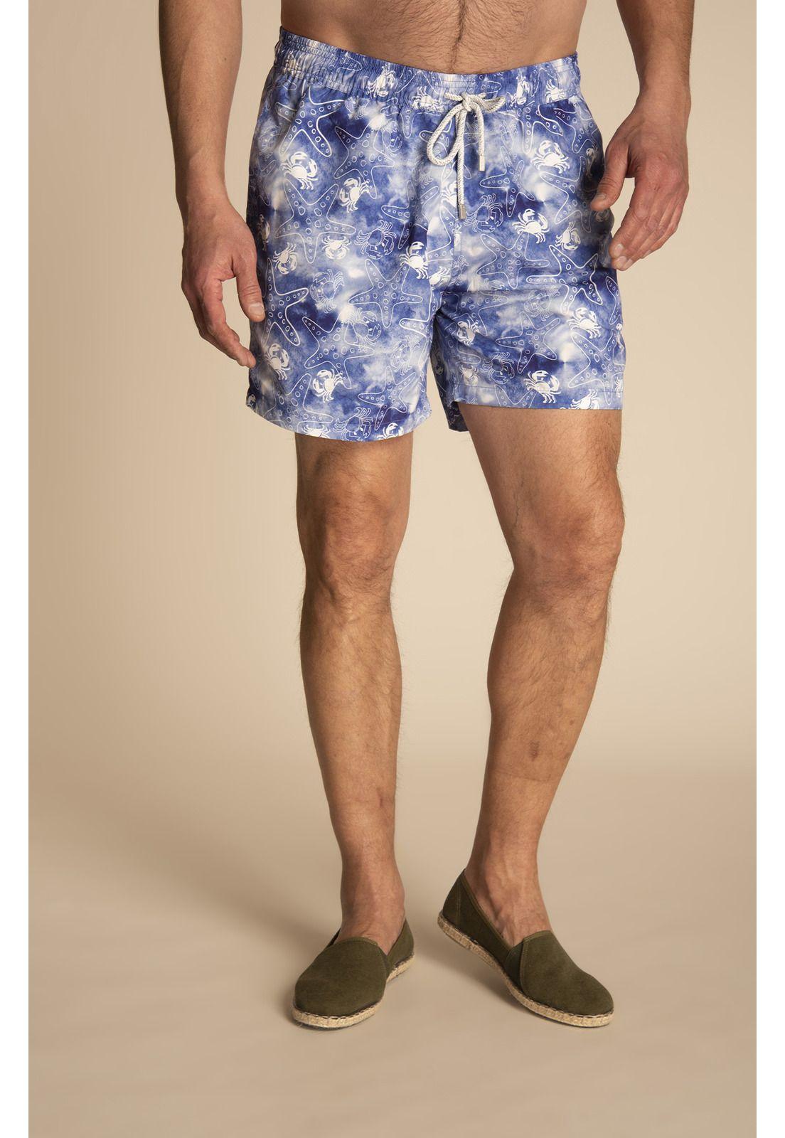 Traje de Baño Hombre Izam Azul-7