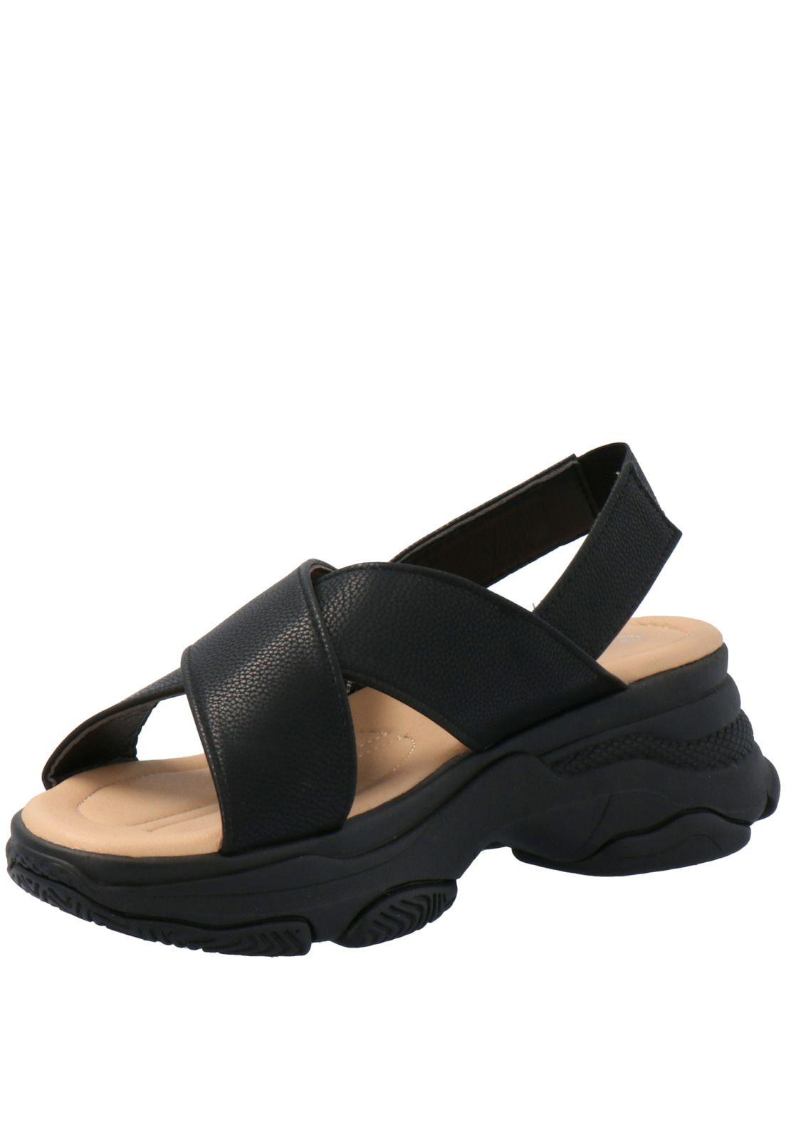 Sandalia Mujer Pin Negro-3