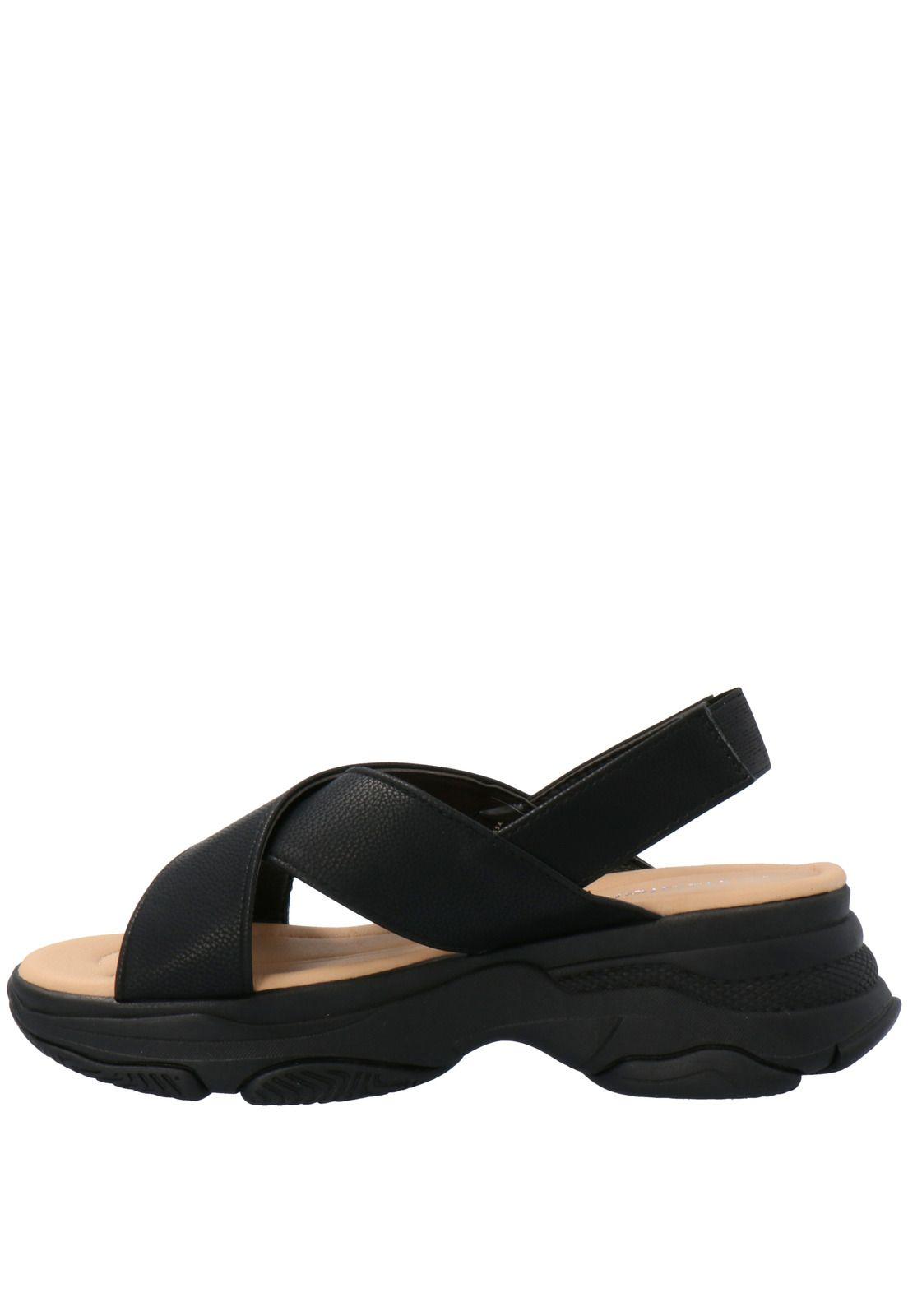 Sandalia Mujer Pin Negro-4