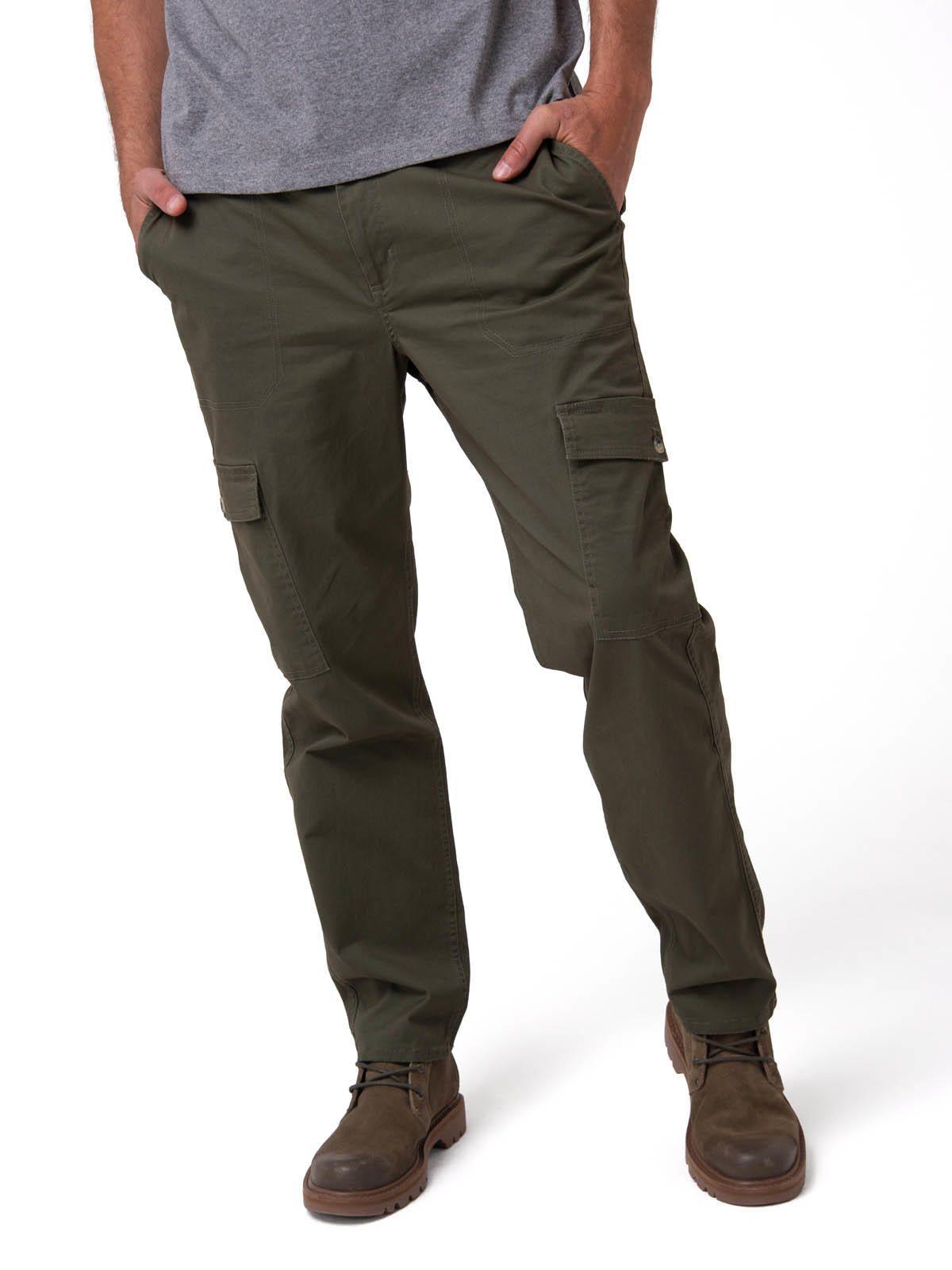 Pantalón Casual Hombre Cargo Slim Verde-0
