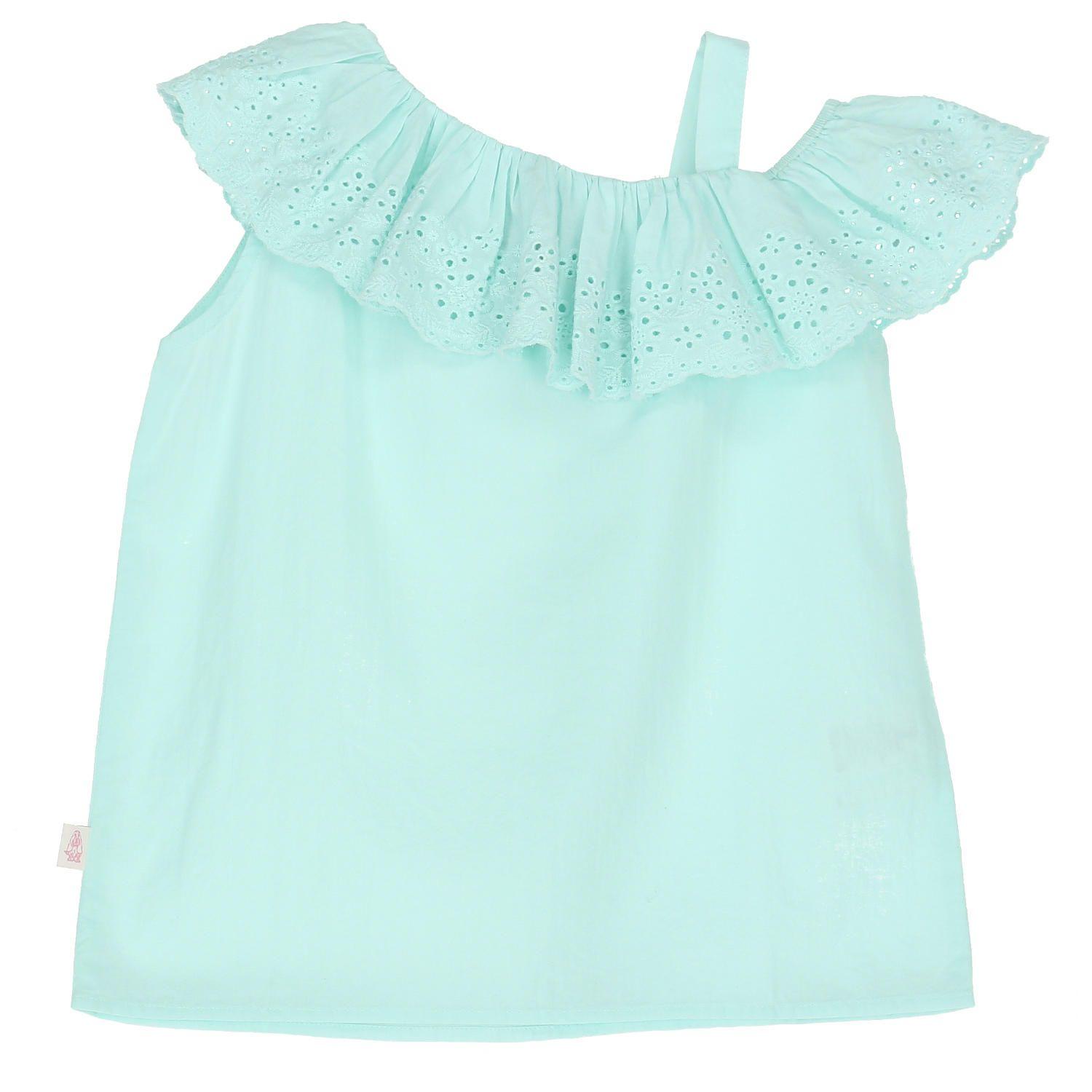 Blusa Niña Vuelo Celeste-0