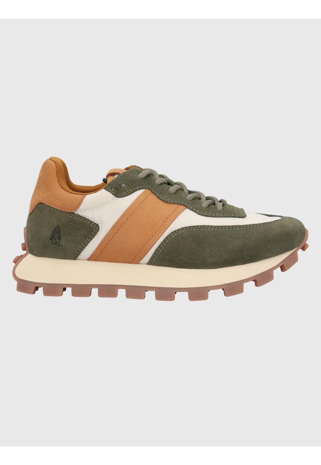 Zapatilla Cuero Mujer Janet Verde-1