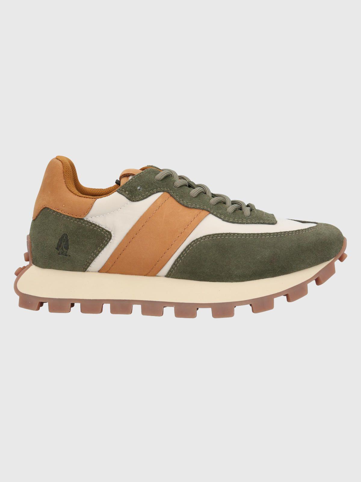 Zapatilla Cuero Mujer Janet Verde-1