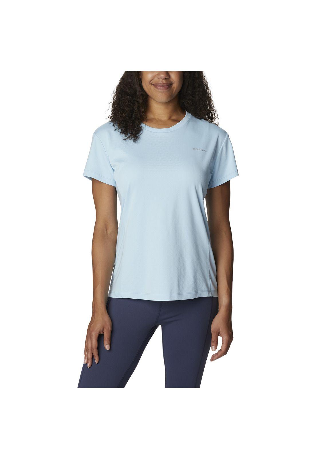 Polera M/C Zero Ice Cirro-Cool Celeste Mujer-0