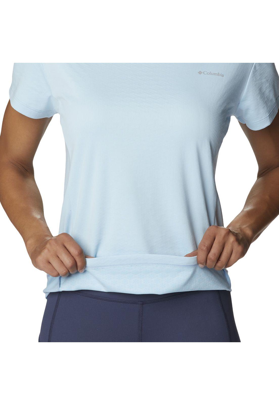 Polera M/C Zero Ice Cirro-Cool Celeste Mujer-4