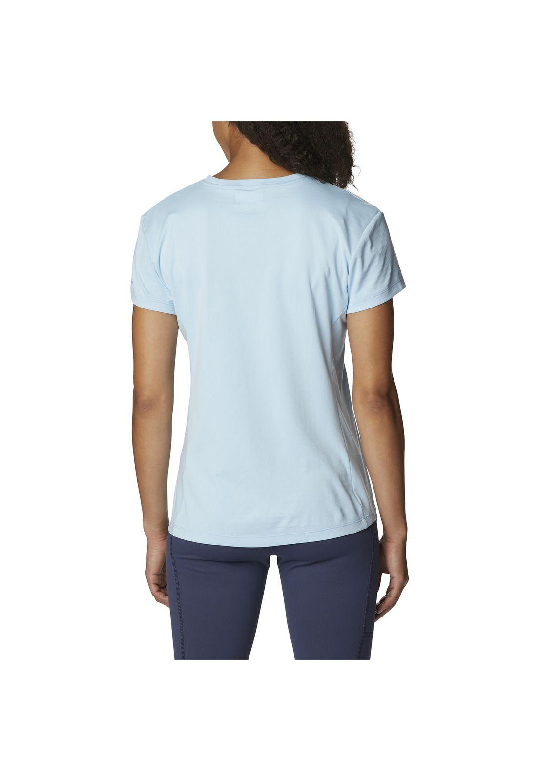 Polera M/C Zero Ice Cirro-Cool Celeste Mujer-5