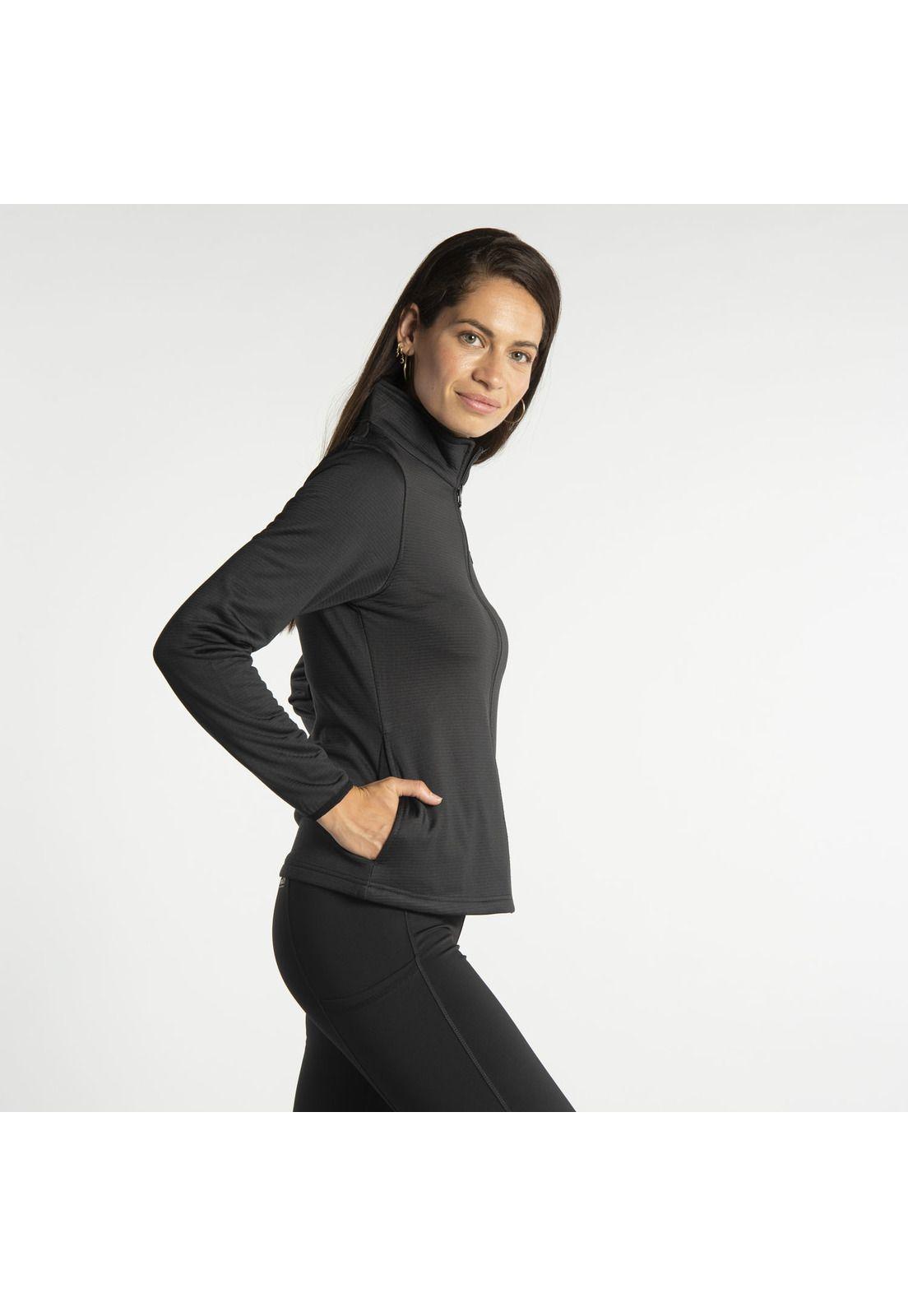 Polar Mujer W Fdtn Grid Fleece Negro-1