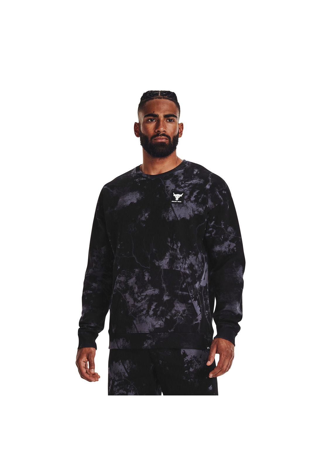 Polerón Hombre Pjt Rk Dsrpt Rvl Prt Negro-3