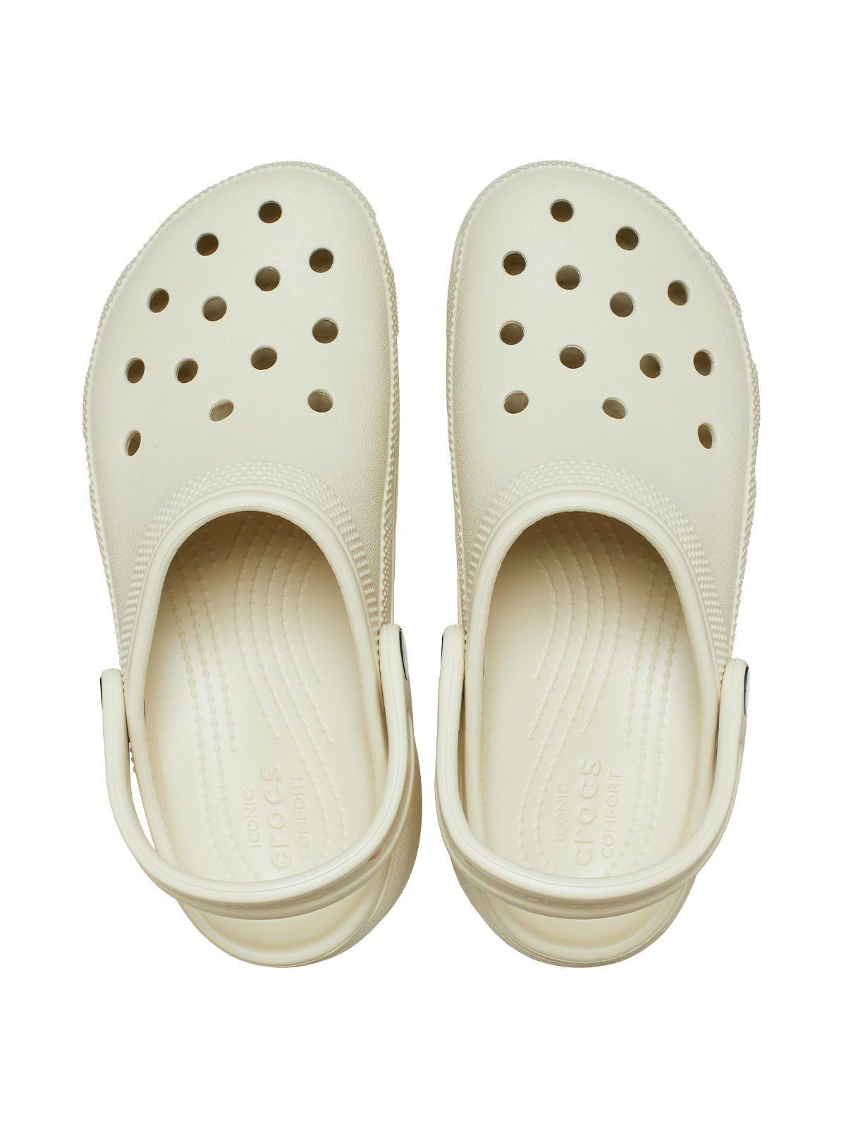 Zueco Crocs Mujer Platform Clog W Beige-4