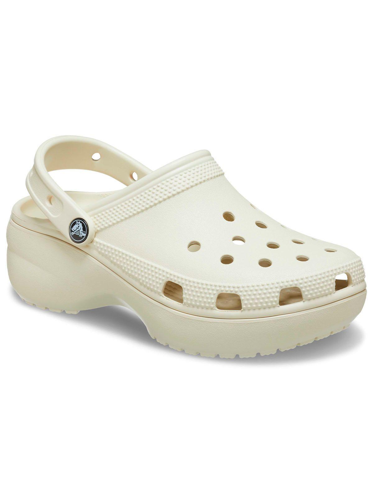 Zueco Crocs Mujer Platform Clog W Beige-6