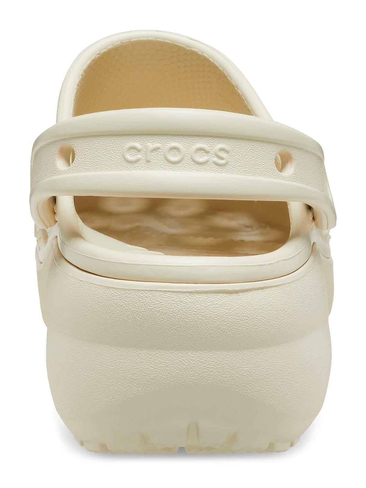 Zueco Crocs Mujer Platform Clog W Beige-7