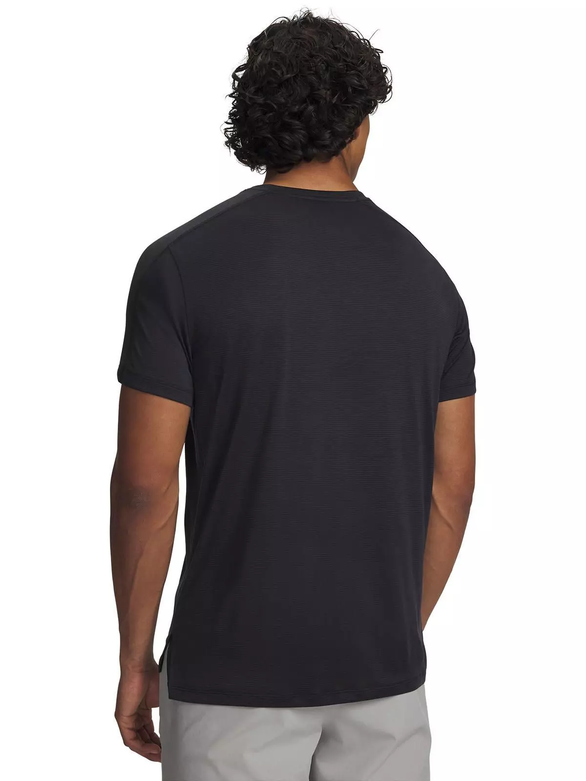 Polera M/C Hombre Velociti Reflectante Ss Polera Negro-1