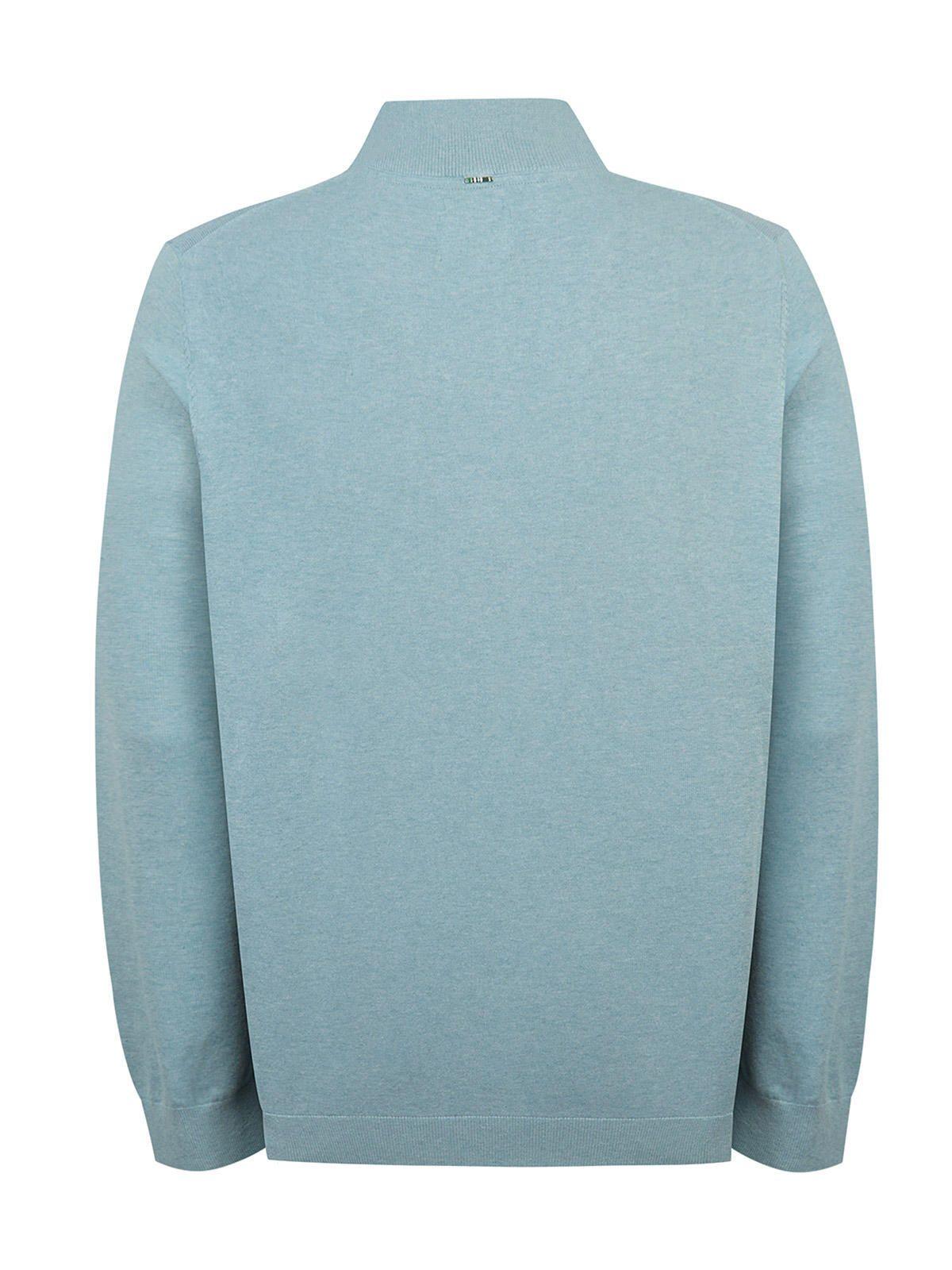 Sweater Algodón Orgánico Hombre Bilbao Celeste-1