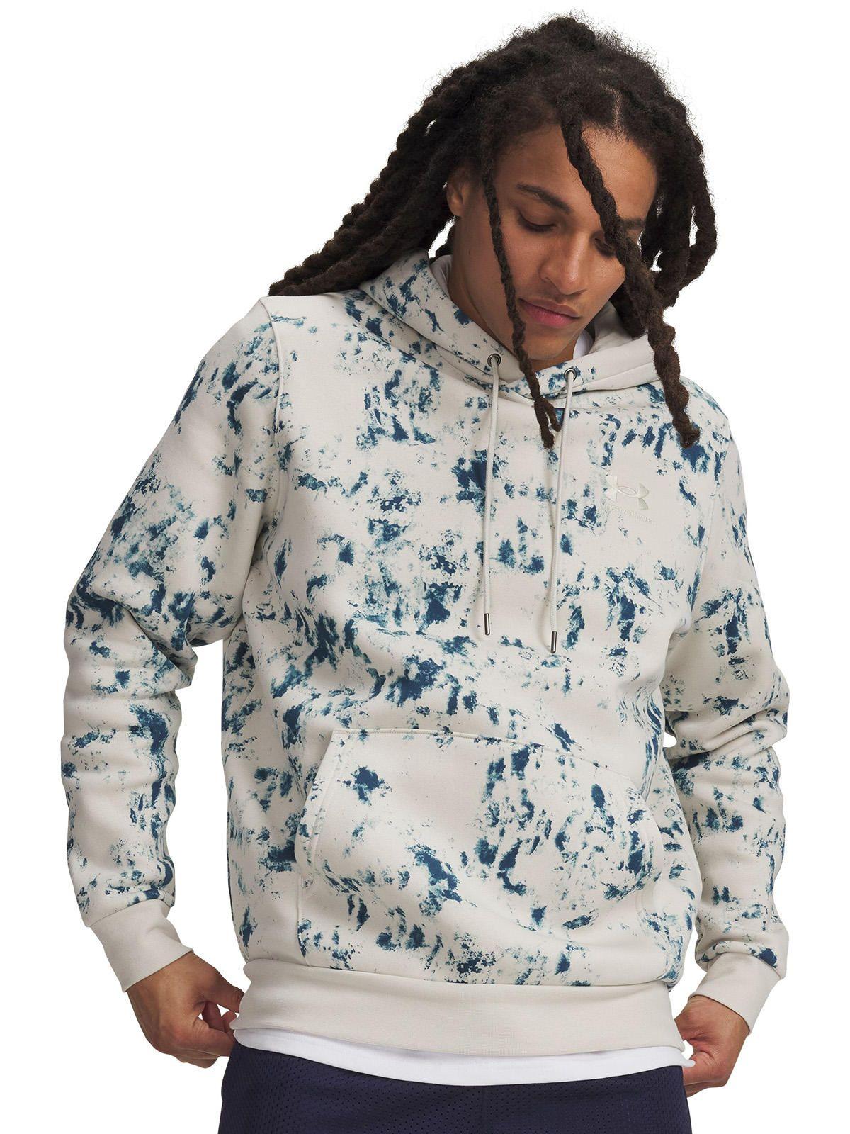 Poleron Hombre Icon Fleece Pted Hoodie Blanco-0