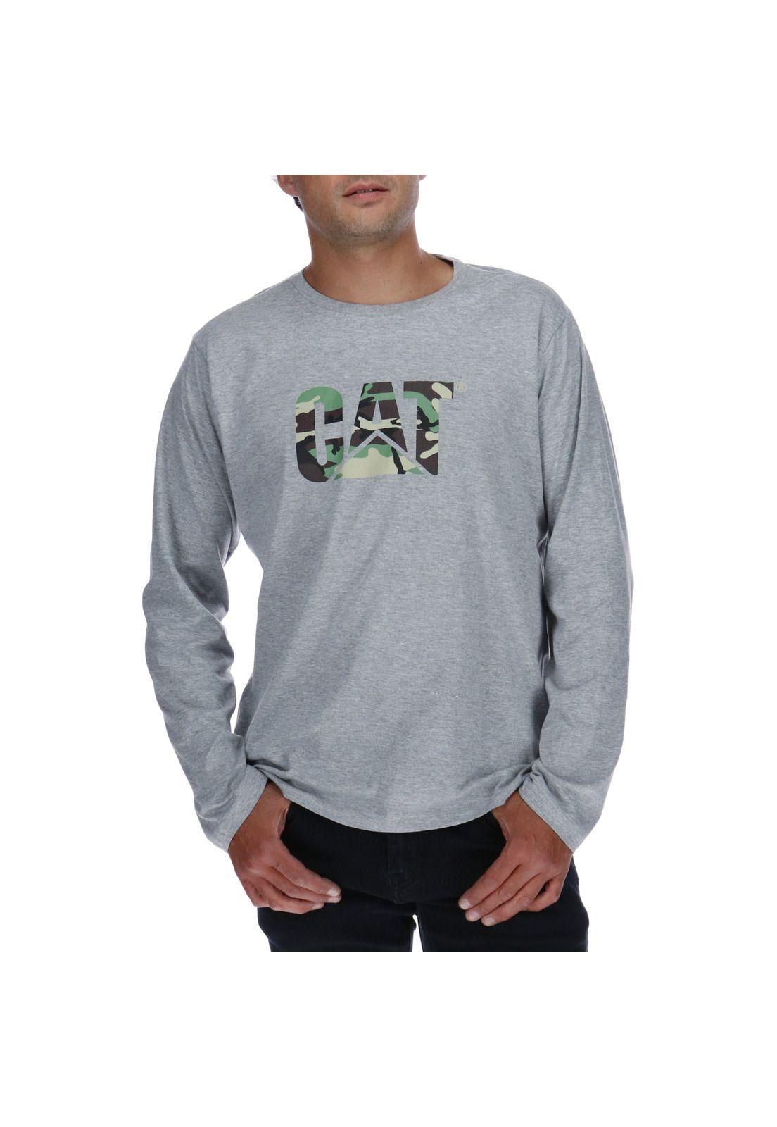 Polera Original Fit Logo Gris-0