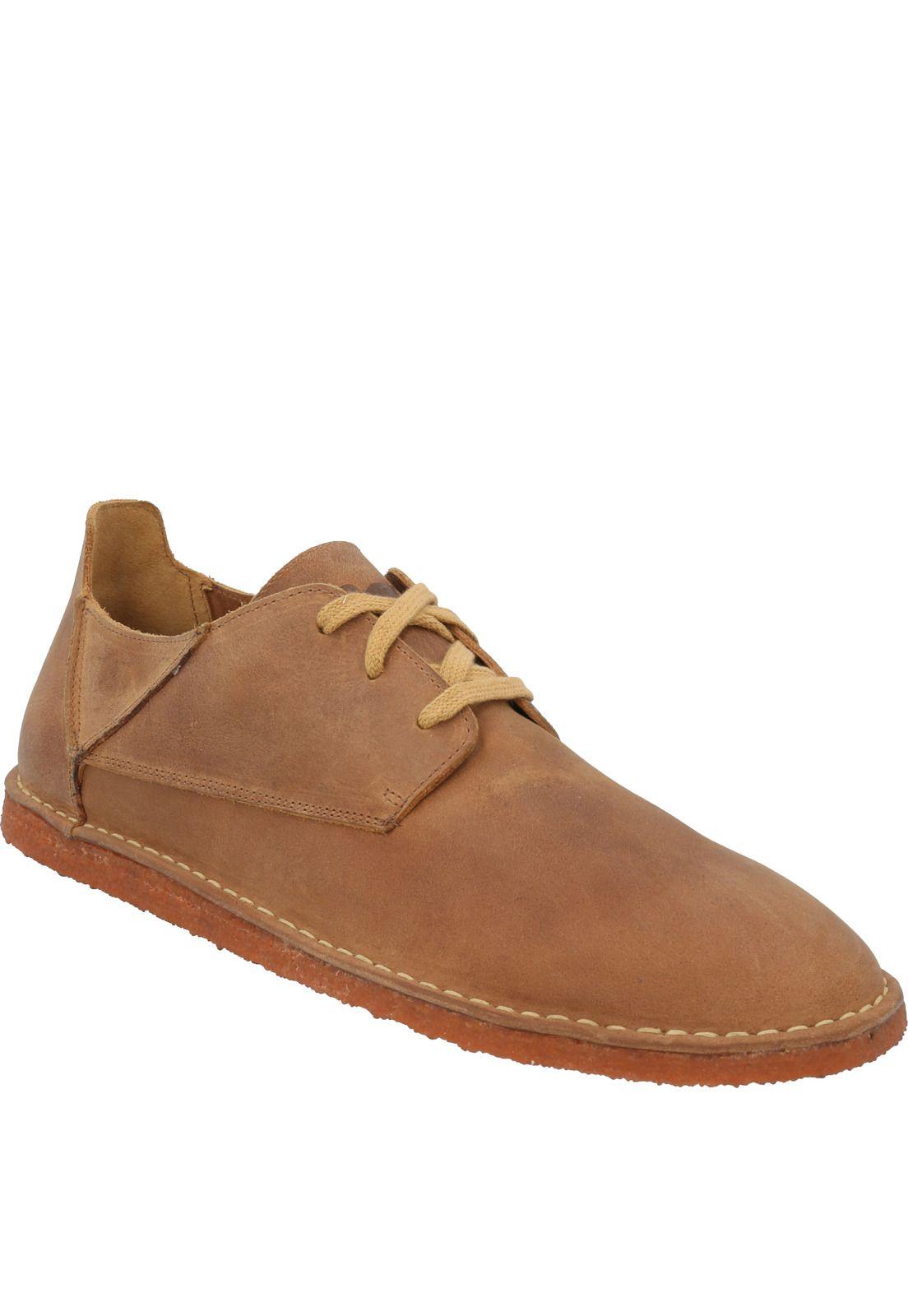 Zapato Cuero Hombre Volca Camel-1