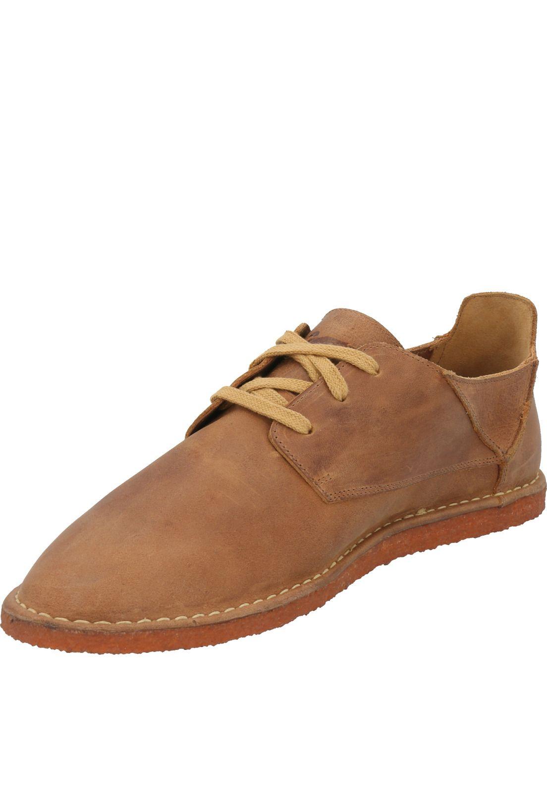 Zapato Cuero Hombre Volca Camel-3