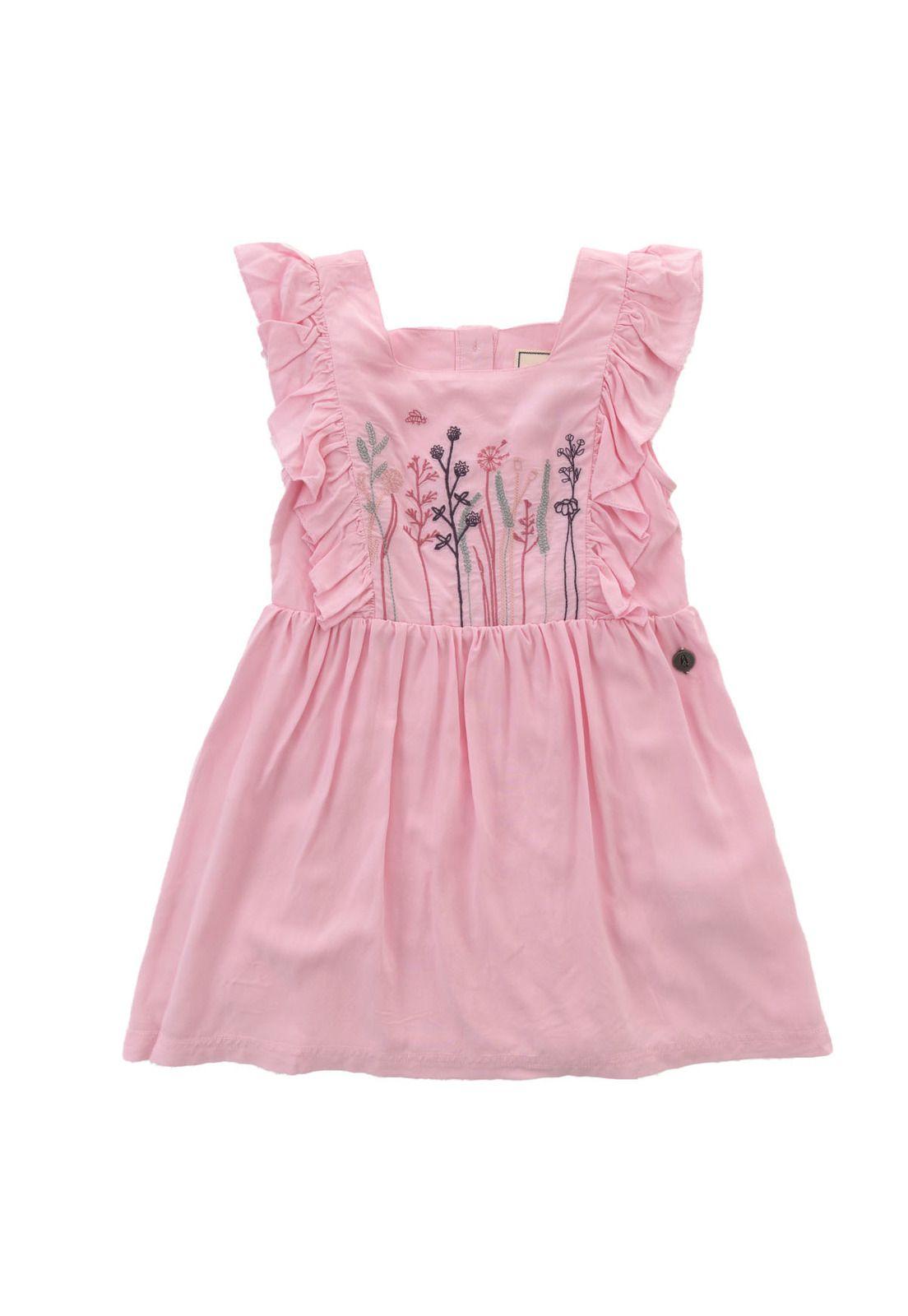 Vestido Niña Turin Rosado-0