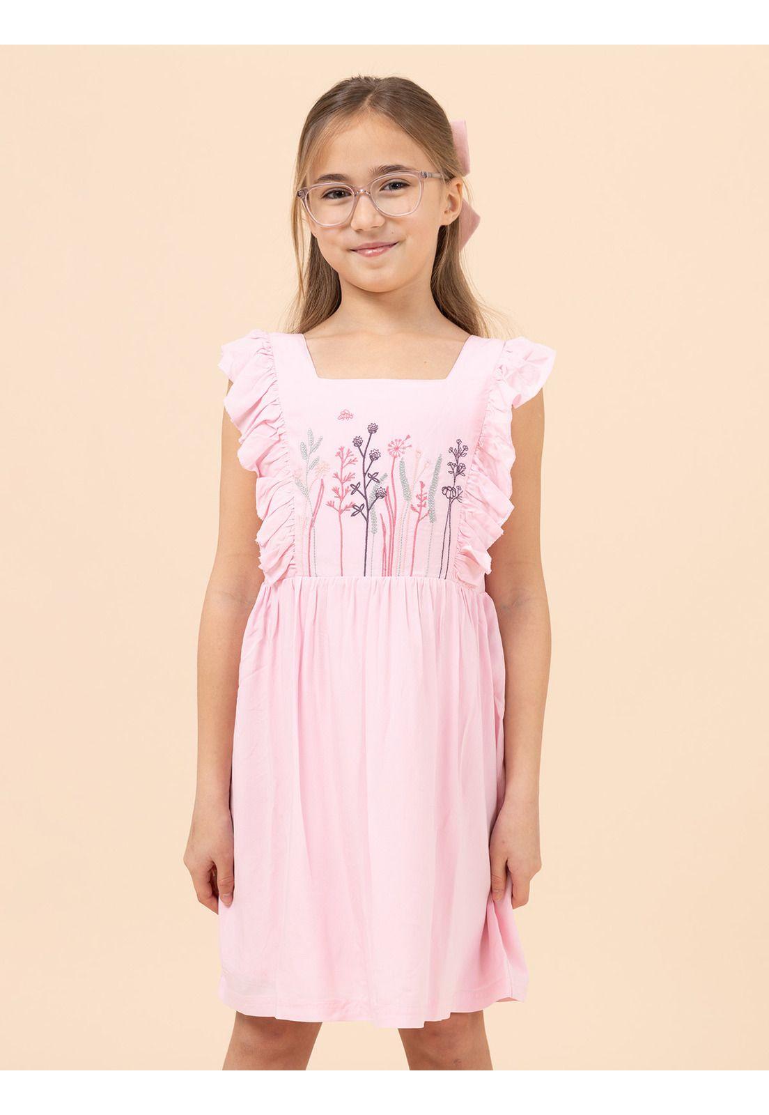 Vestido Niña Turin Rosado-1