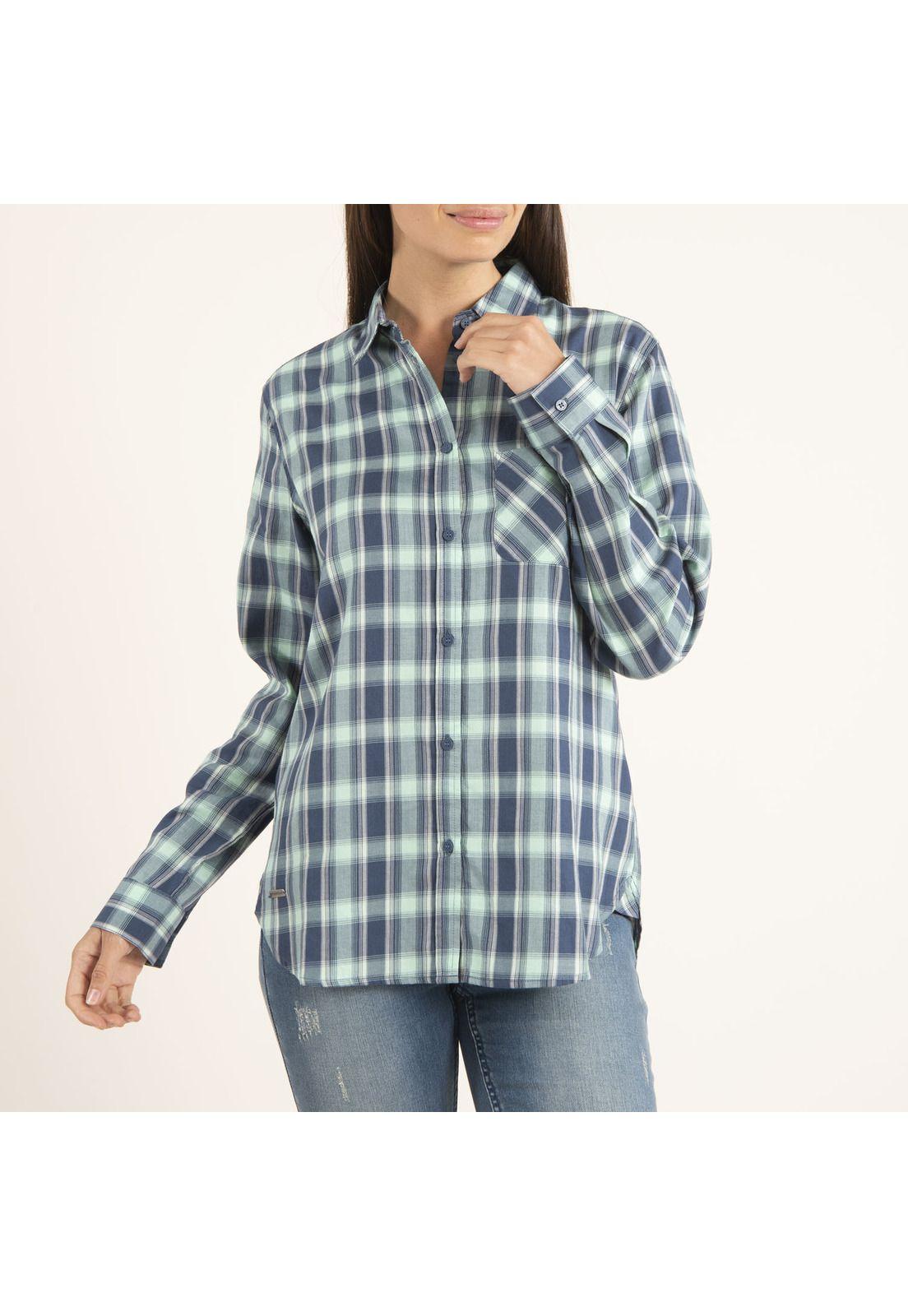Blusa Mujer Clara Azul-1
