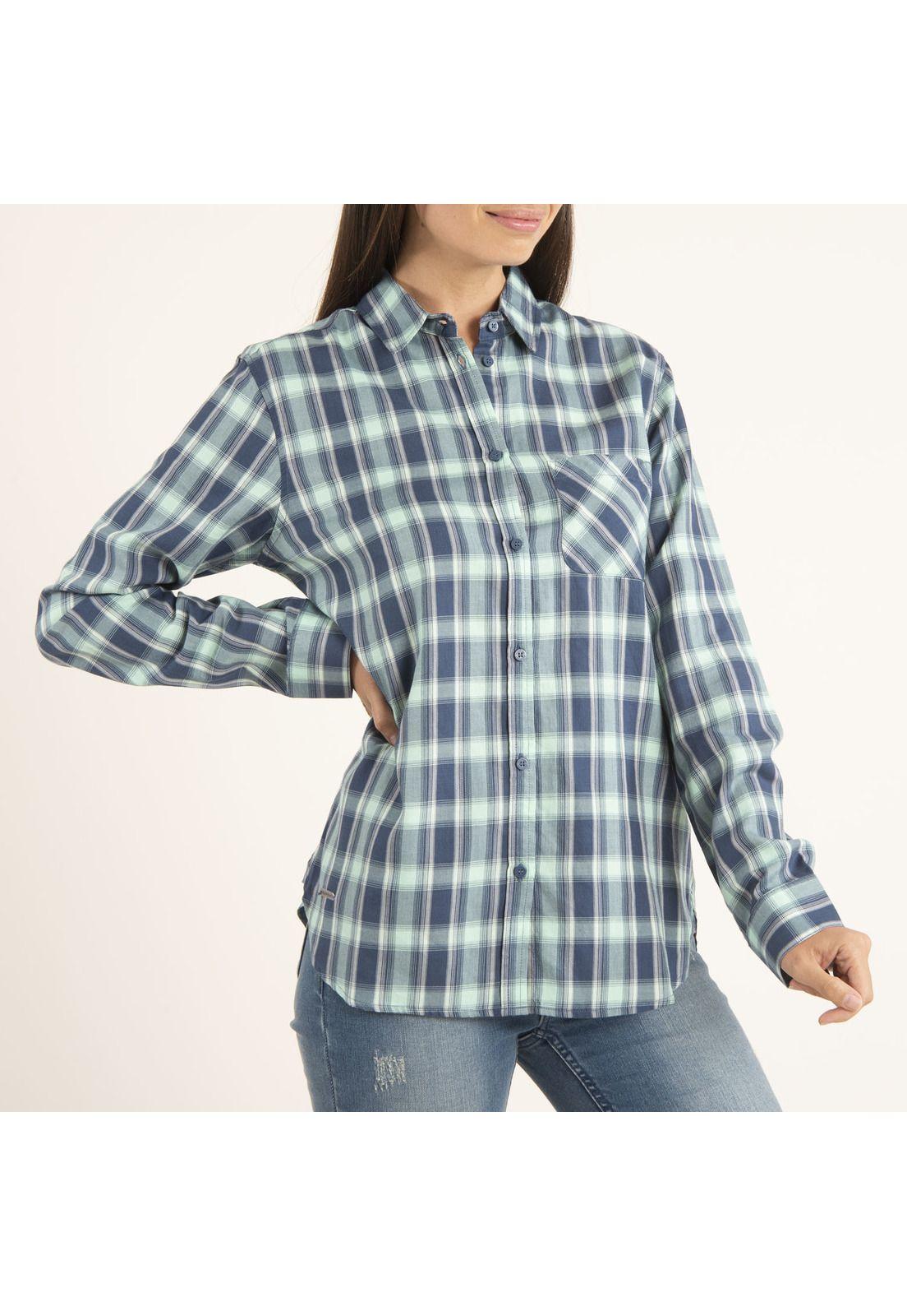 Blusa Mujer Clara Azul-3