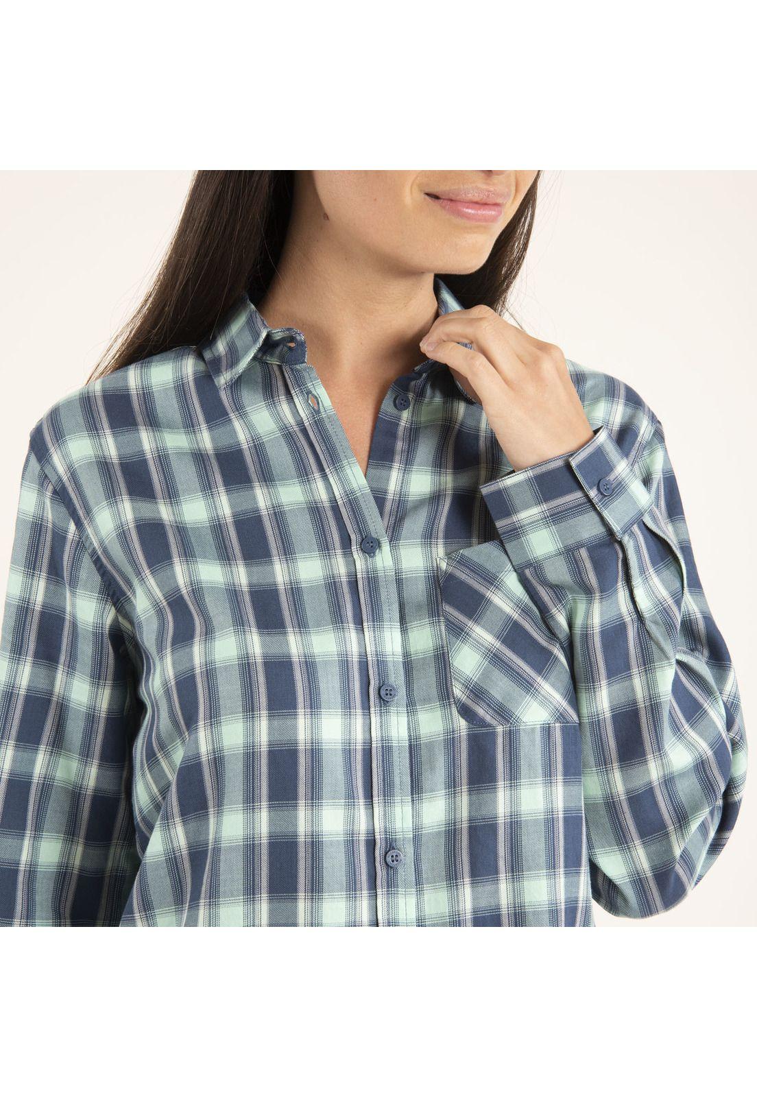 Blusa Mujer Clara Azul-6
