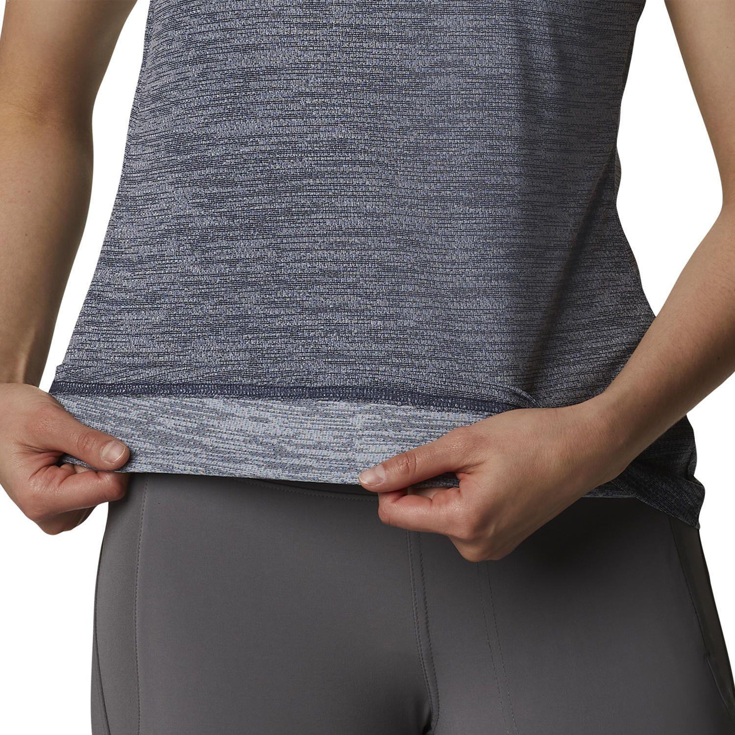 Polera M/C Alpine Chill Zero Gris Mujer-4