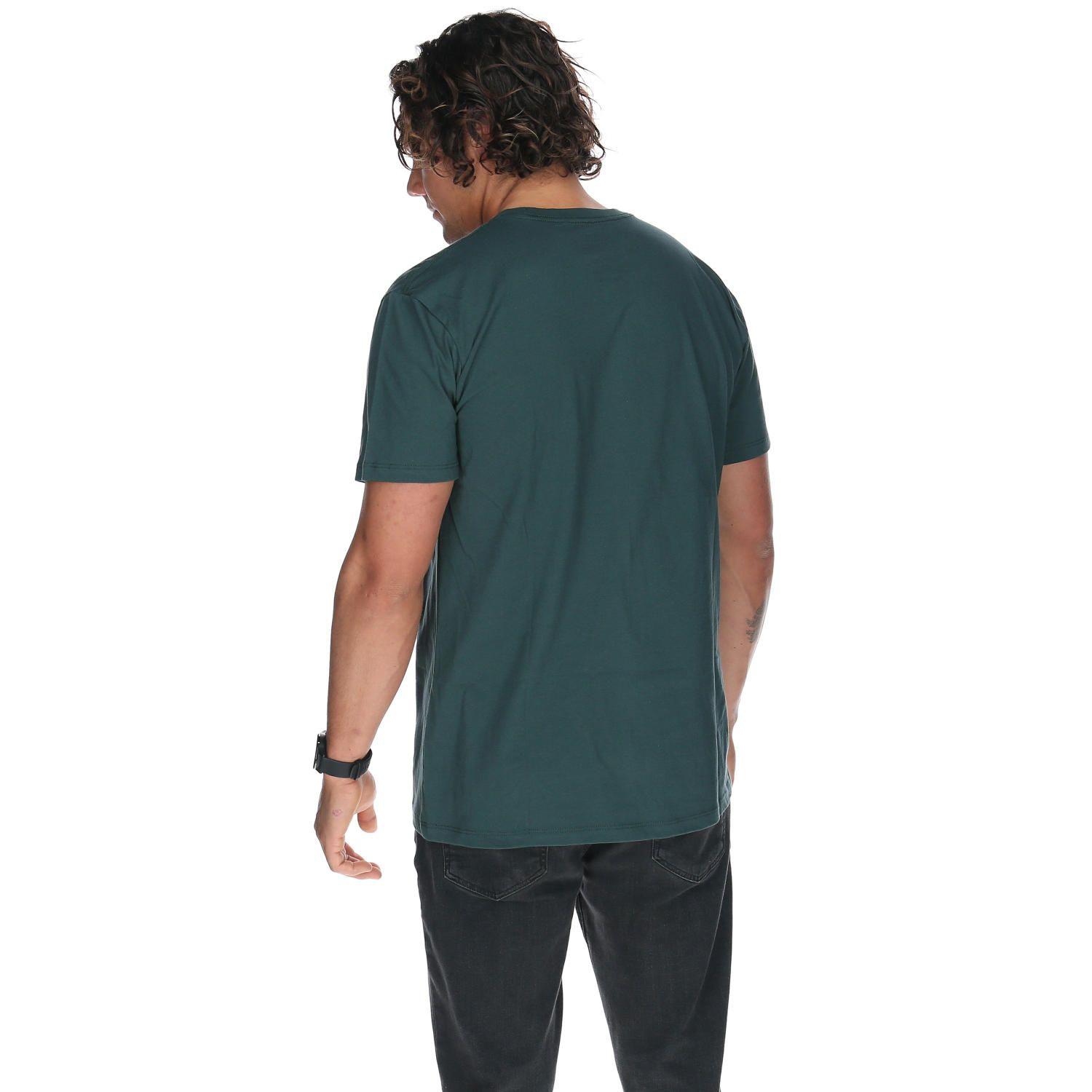 Polera M/C Hombre Big Rvca Dayshift Ss Verde-2
