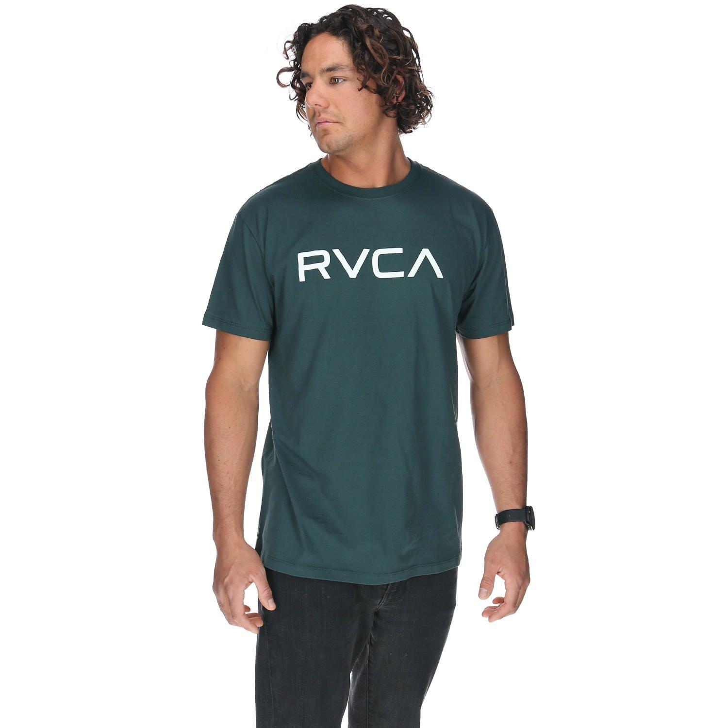 Polera M/C Hombre Big Rvca Dayshift Ss Verde-3