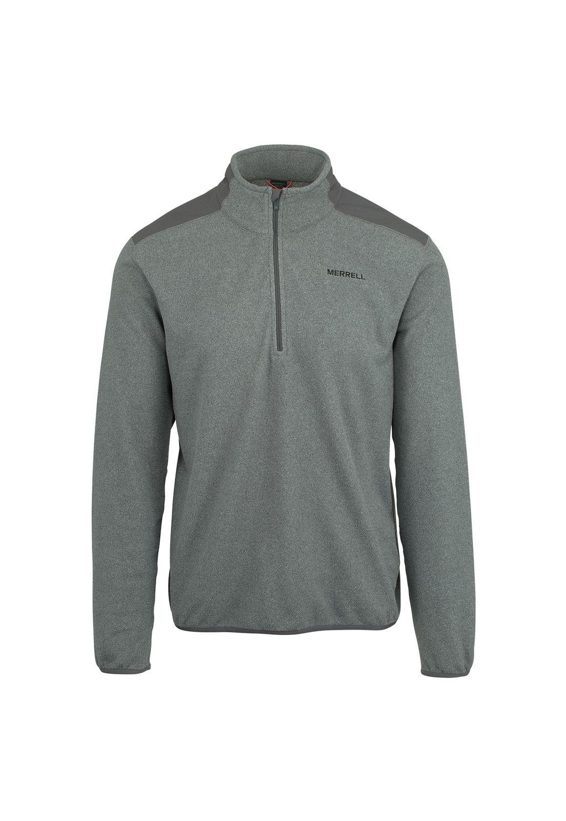 Polar Hombre Flux Lw Hybrid 1/4 Zip Gris-0