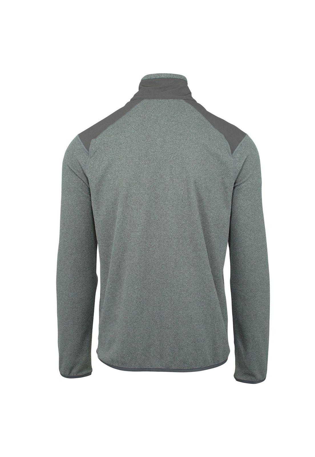Polar Hombre Flux Lw Hybrid 1/4 Zip Gris-1